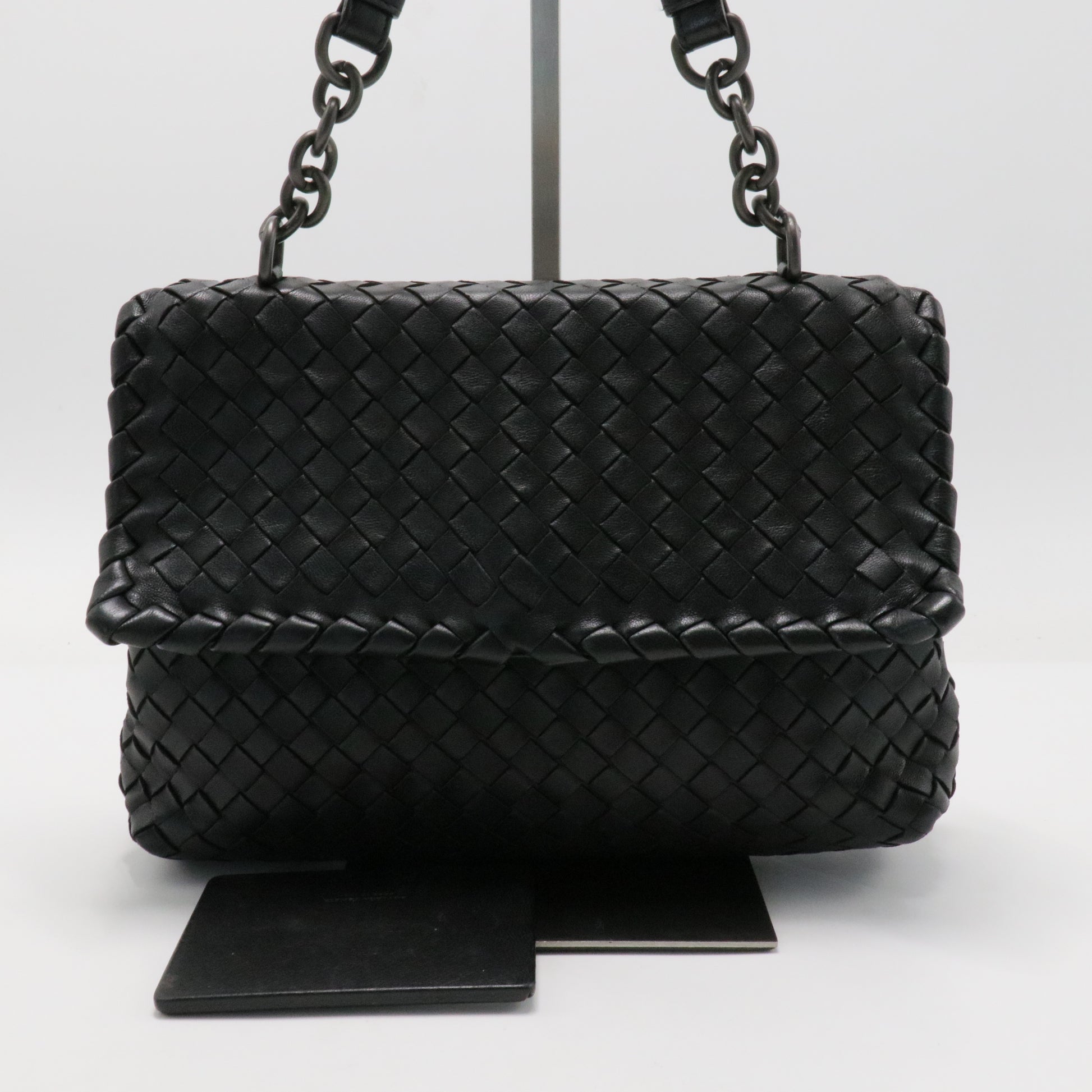Olimpia Crossbody Bag Stitched Intrecciato Nappa Small