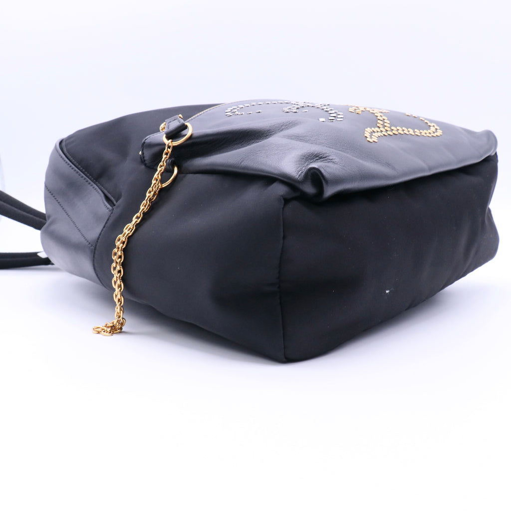 Fendi By The Way Backpack Zucca Embossed Leather twins LDJ4153