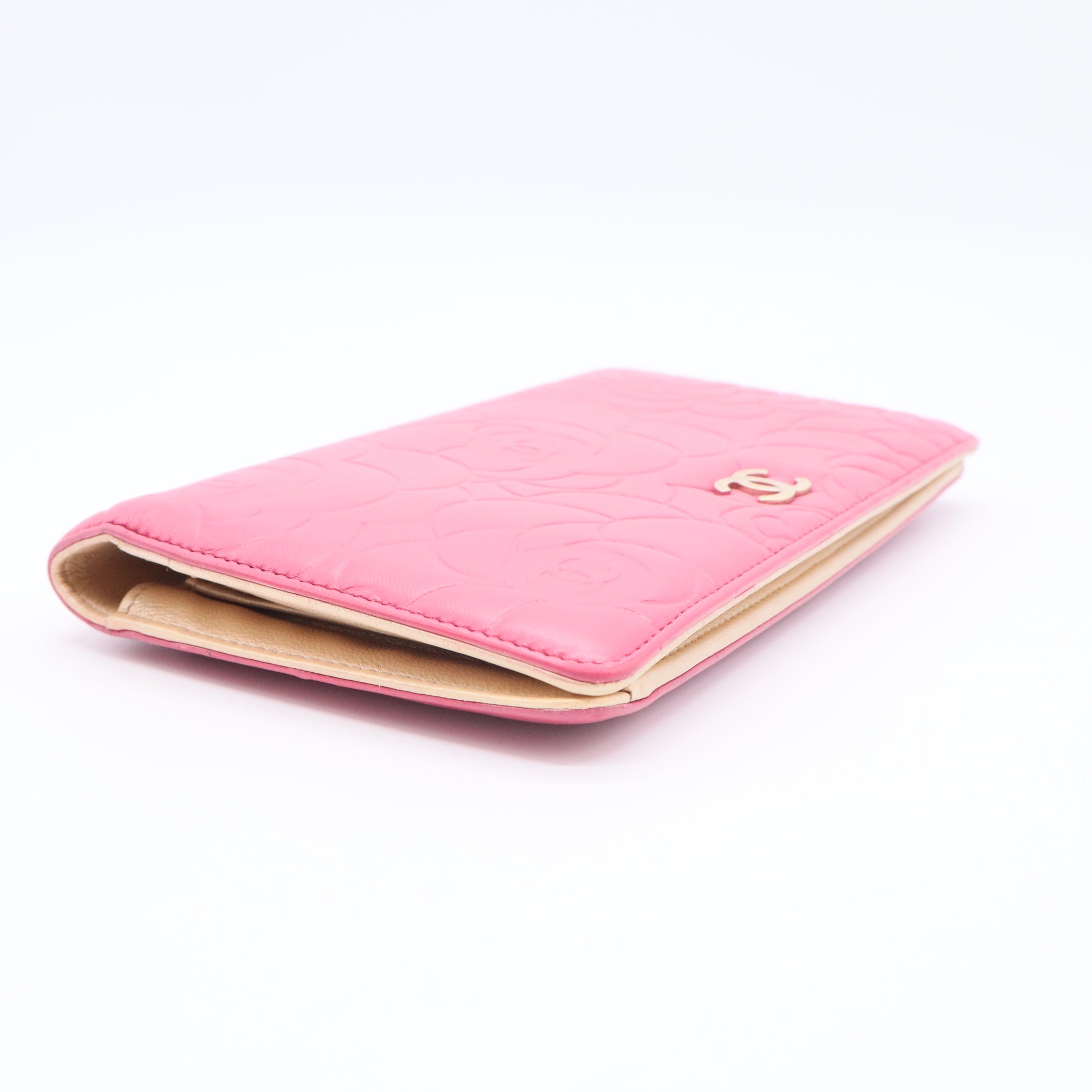 Embossed Yen Lambskin Wallet