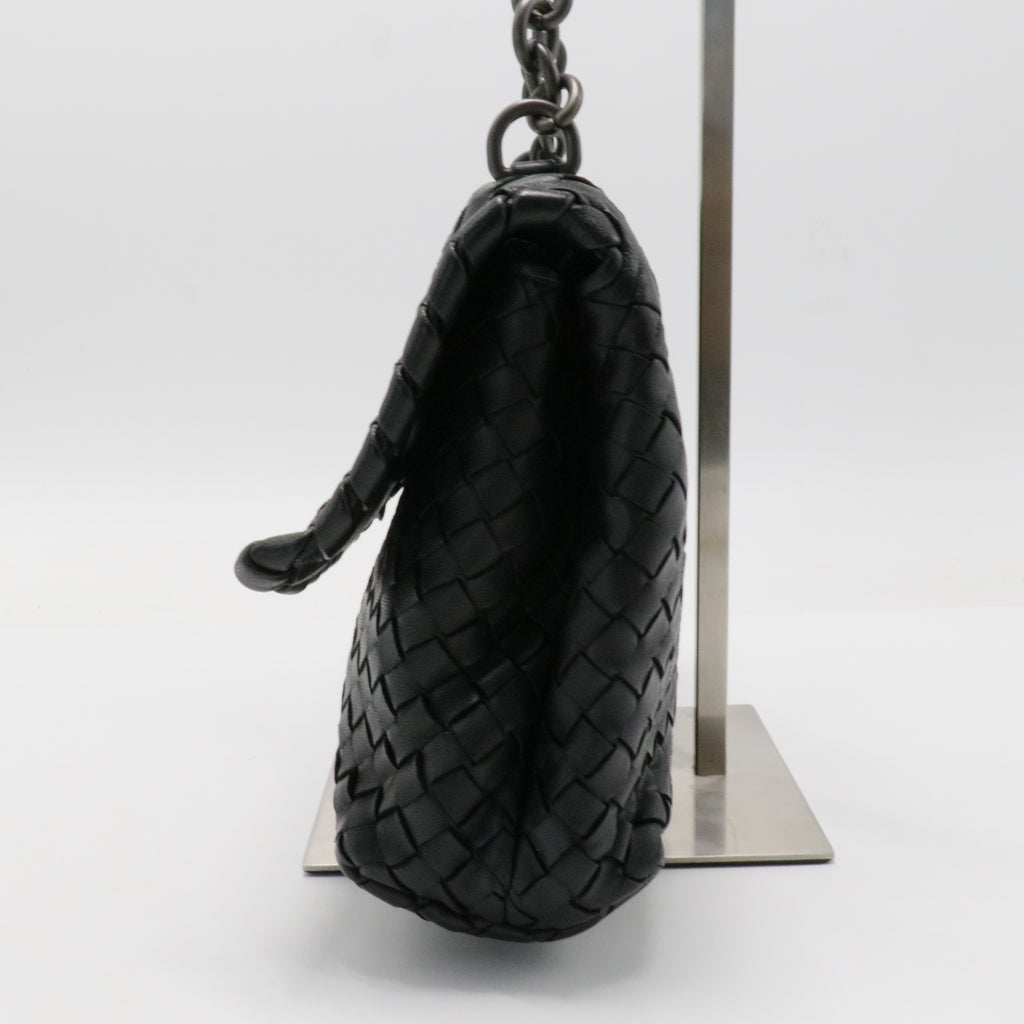 Olimpia Crossbody Bag Stitched Intrecciato Nappa Small