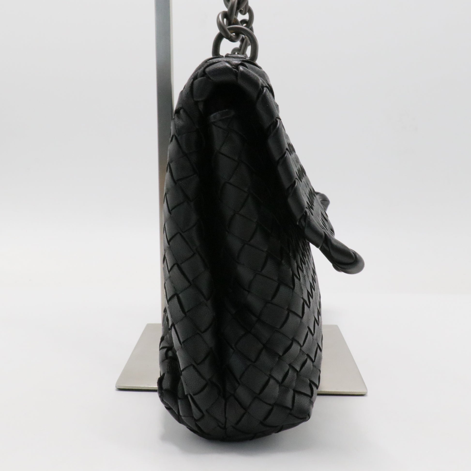 Olimpia Crossbody Bag Stitched Intrecciato Nappa Small