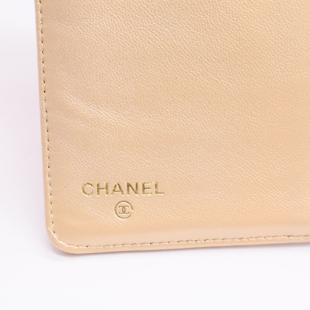Embossed Yen Lambskin Wallet