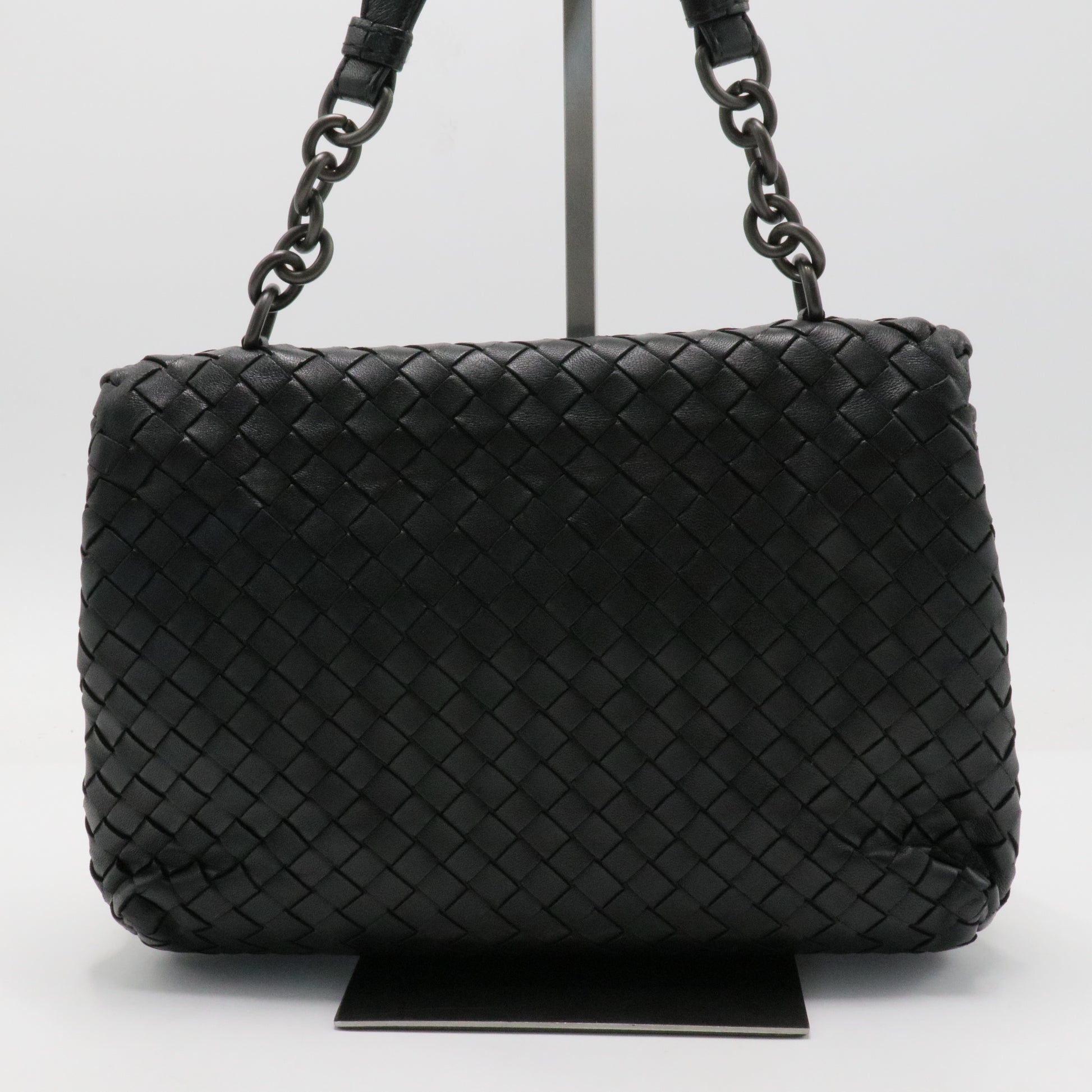 Olimpia Crossbody Bag Stitched Intrecciato Nappa Small