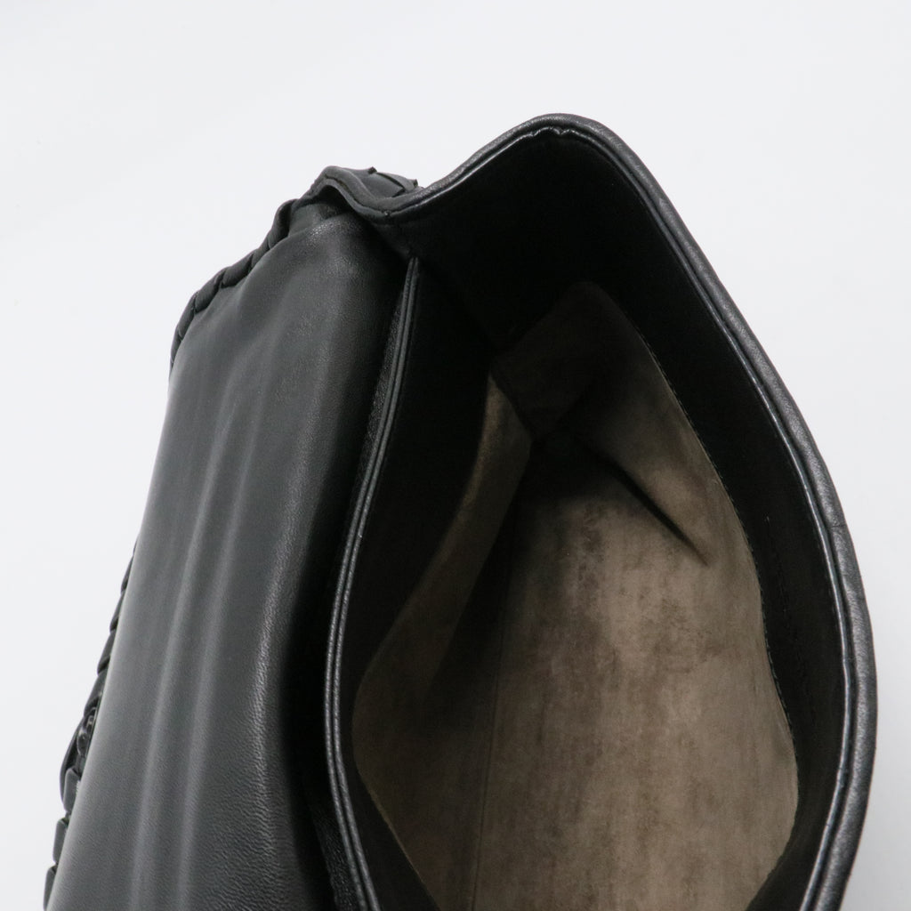 Olimpia Crossbody Bag Stitched Intrecciato Nappa Small