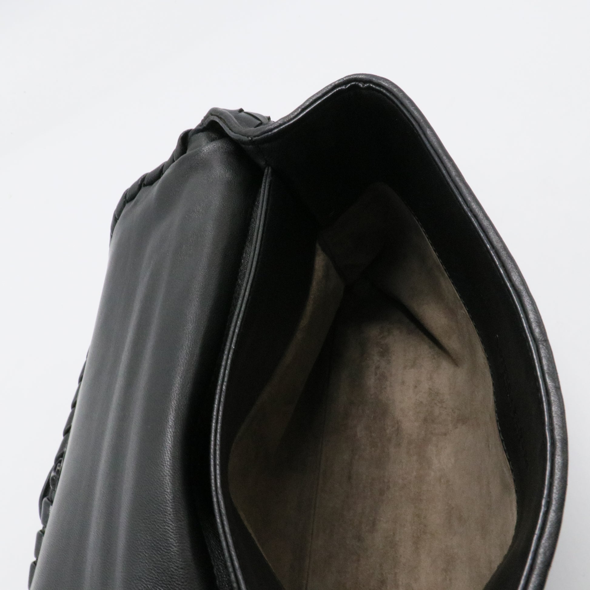 Olimpia Crossbody Bag Stitched Intrecciato Nappa Small