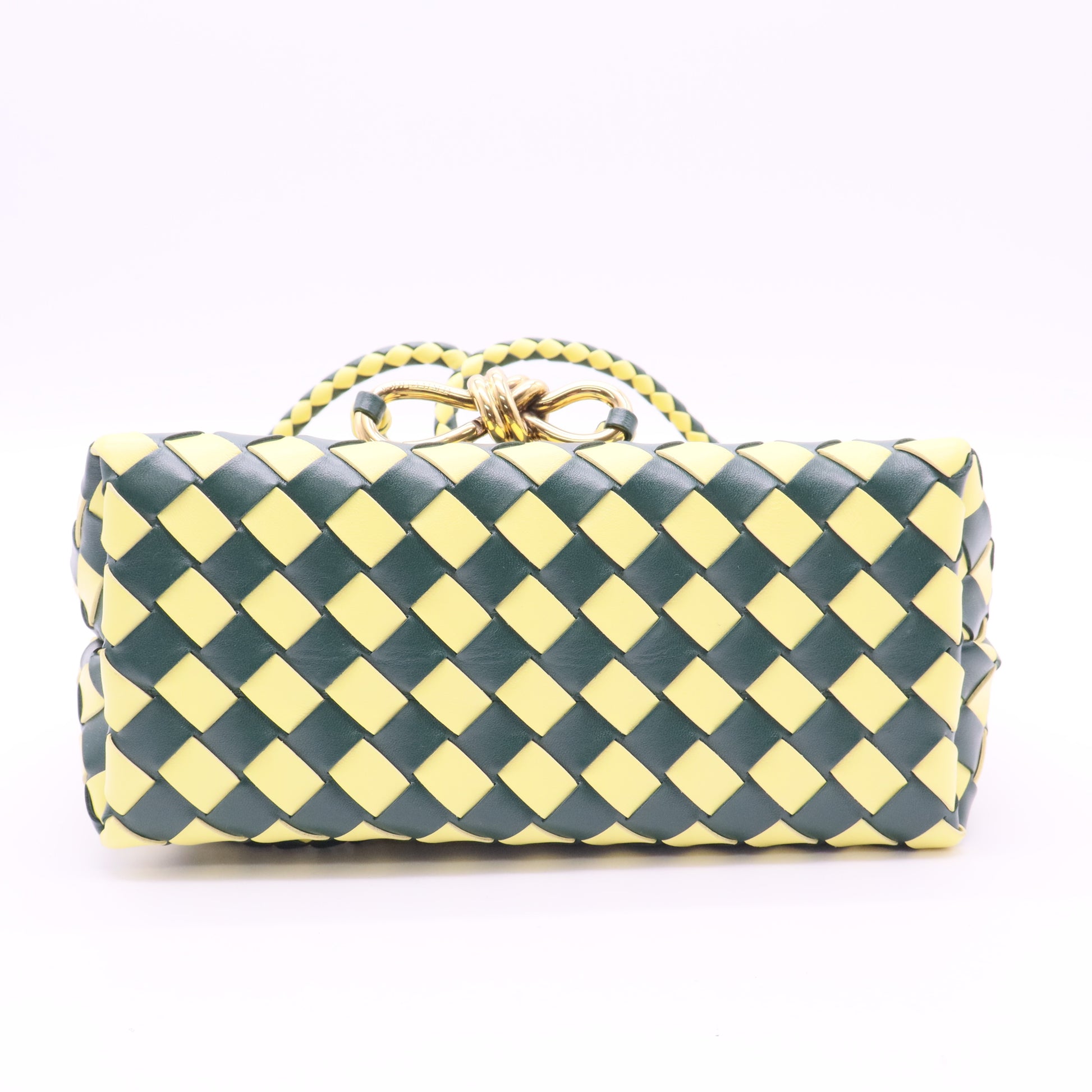 Nappa Bicolor Intrecciato Small Andiamo Bag twins