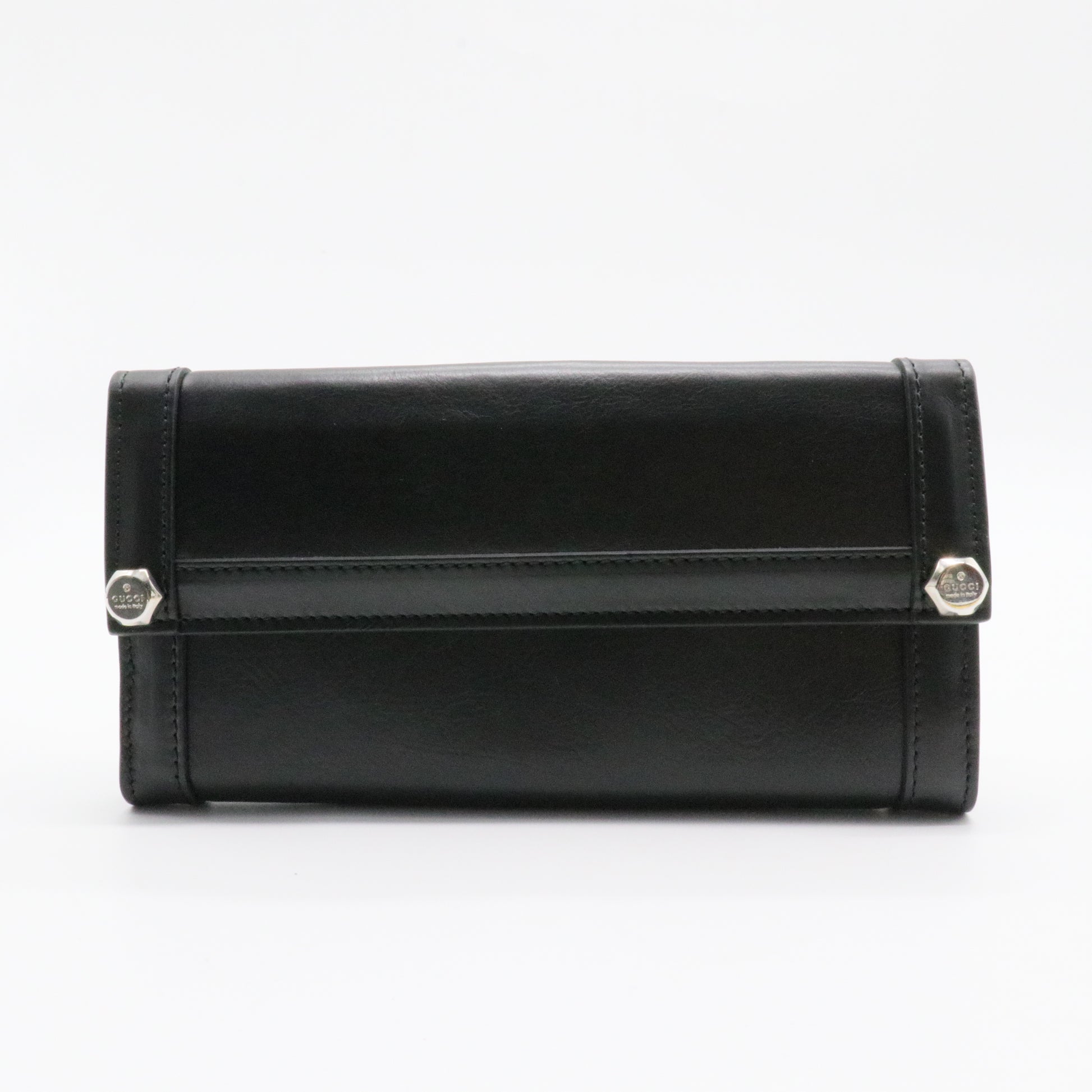 Guccissima Continental Flap Leather Wallet