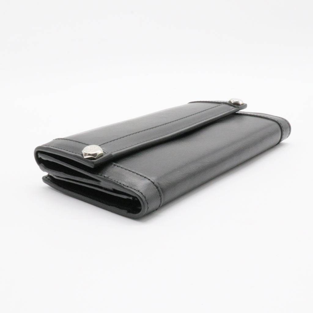 Guccissima Continental Flap Leather Wallet