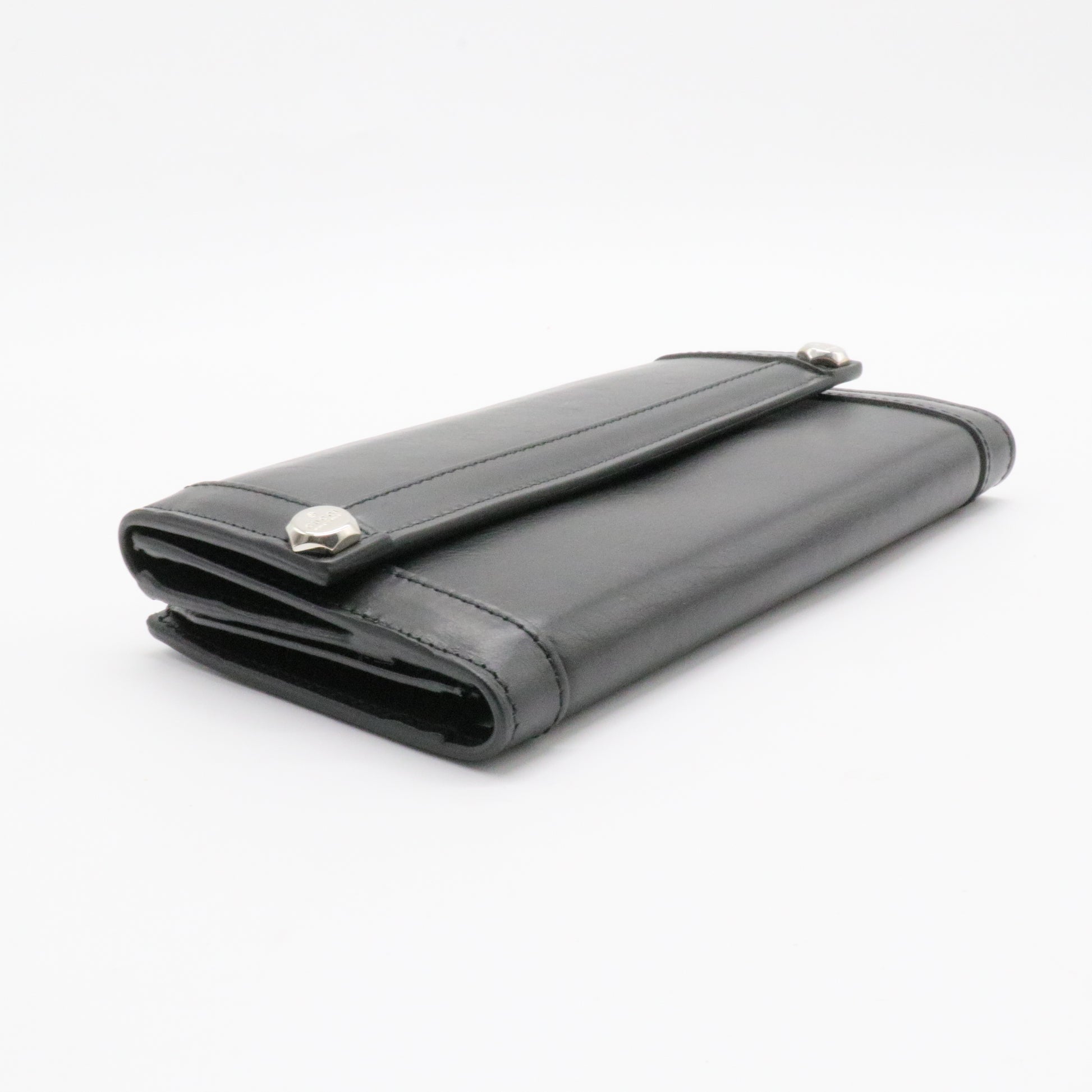 Guccissima Continental Flap Leather Wallet