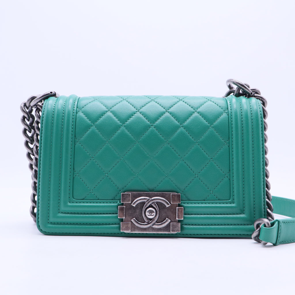 Boy Flap Bag Quilted Lambskin Small B20252