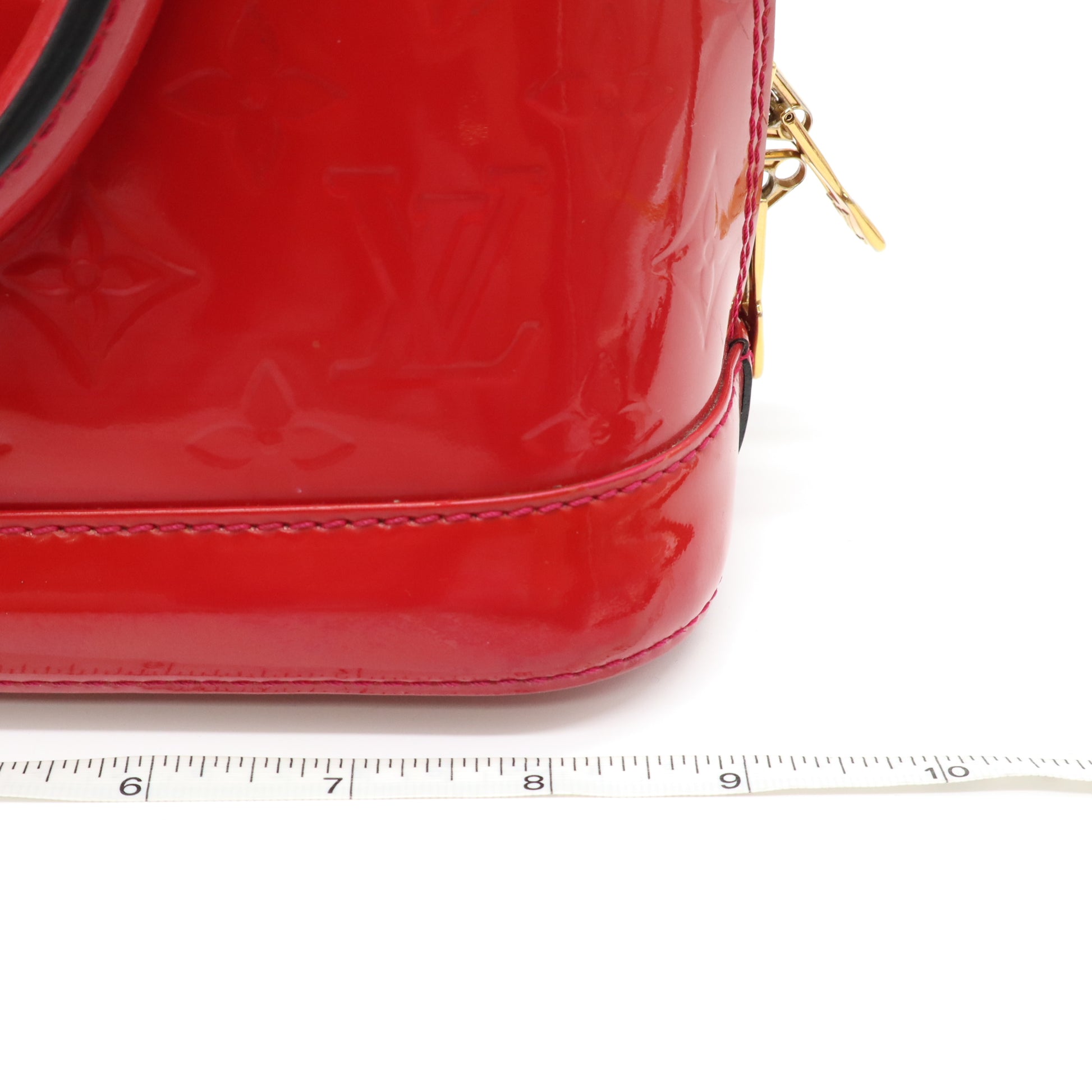 Louis Vuitton Monogram Vernis Alma BB Bag B22198