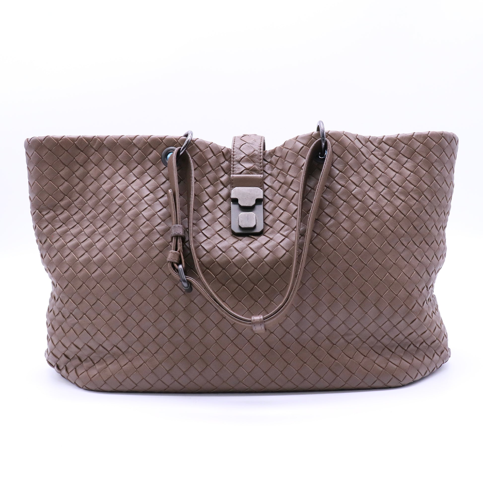 Bottega Veneta  Nappa Intrecciato Large Capri Tote twins B22251