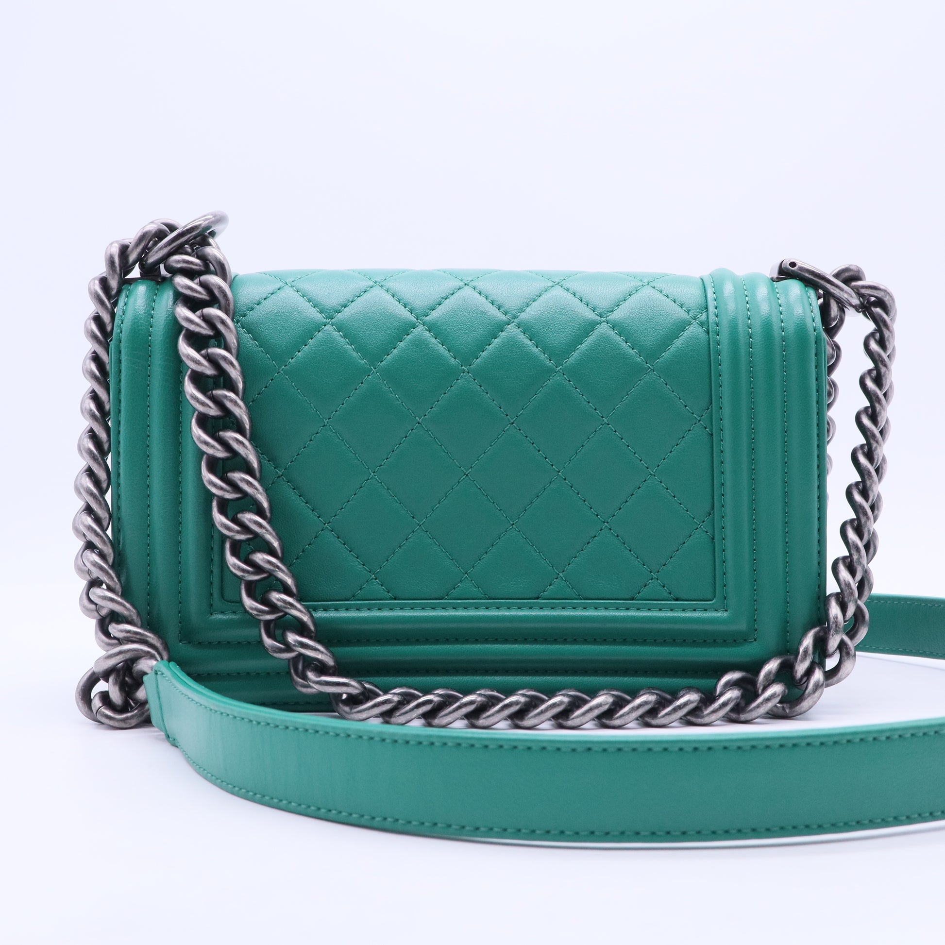 Boy Flap Bag Quilted Lambskin Small B20252