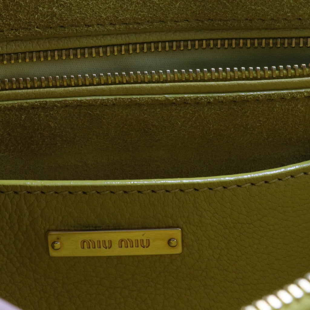 Madras Convertible Compartment Top Handle Bag Leather Large
