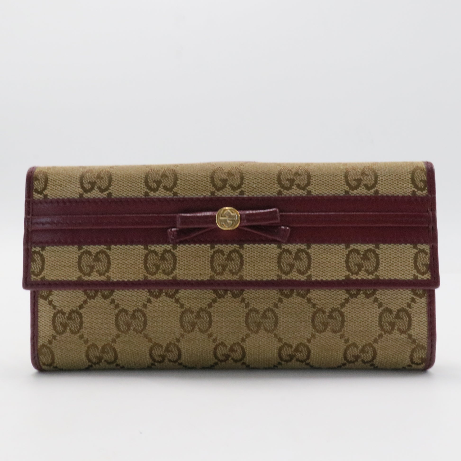 GG Canvas Canvas Continental Wallet