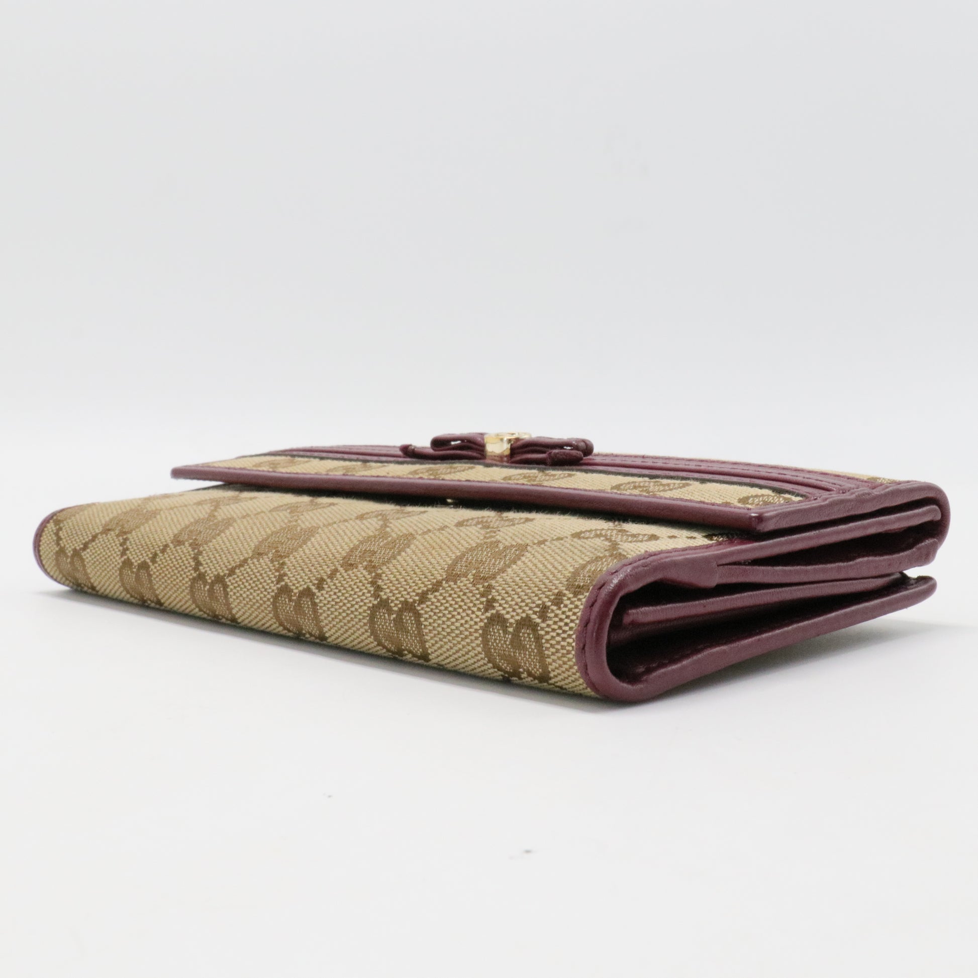 GG Canvas Canvas Continental Wallet