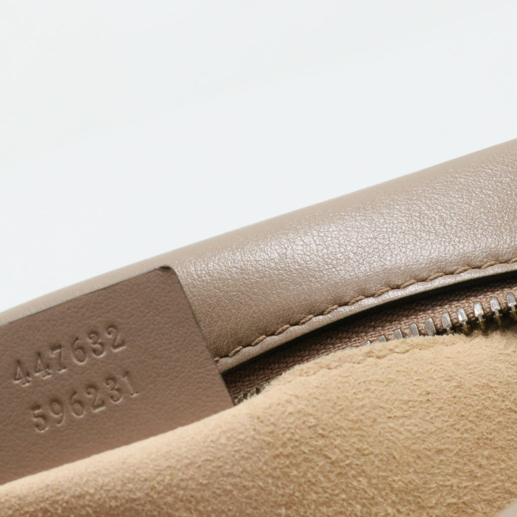 Calfskin Matelasse Small GG Marmont Chain Shoulder Bag Porcelain Rose