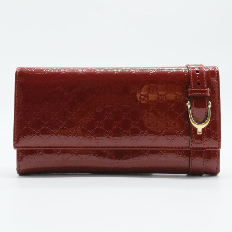 Nice Zip Around Wallet Microguccissima Patent