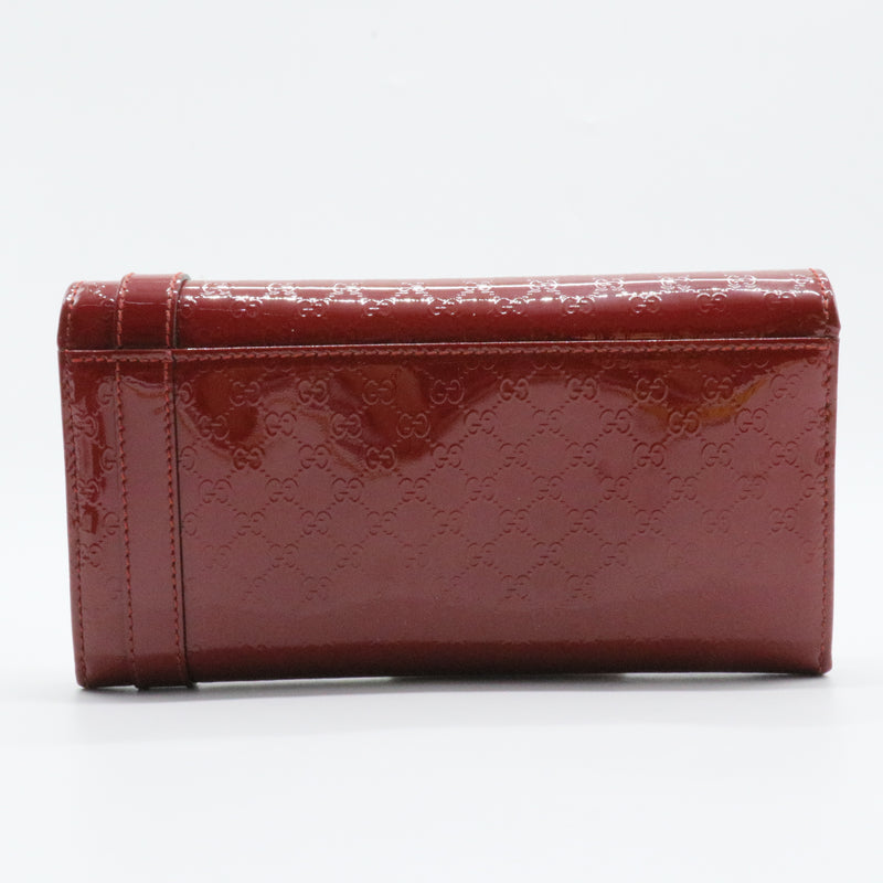 Nice Zip Around Wallet Microguccissima Patent