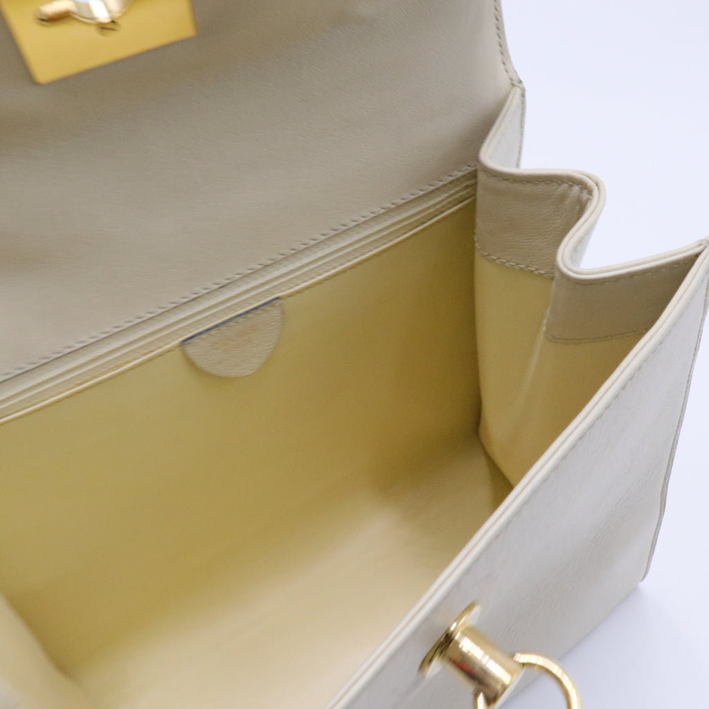 Gancini Top Handle Bag Leather
