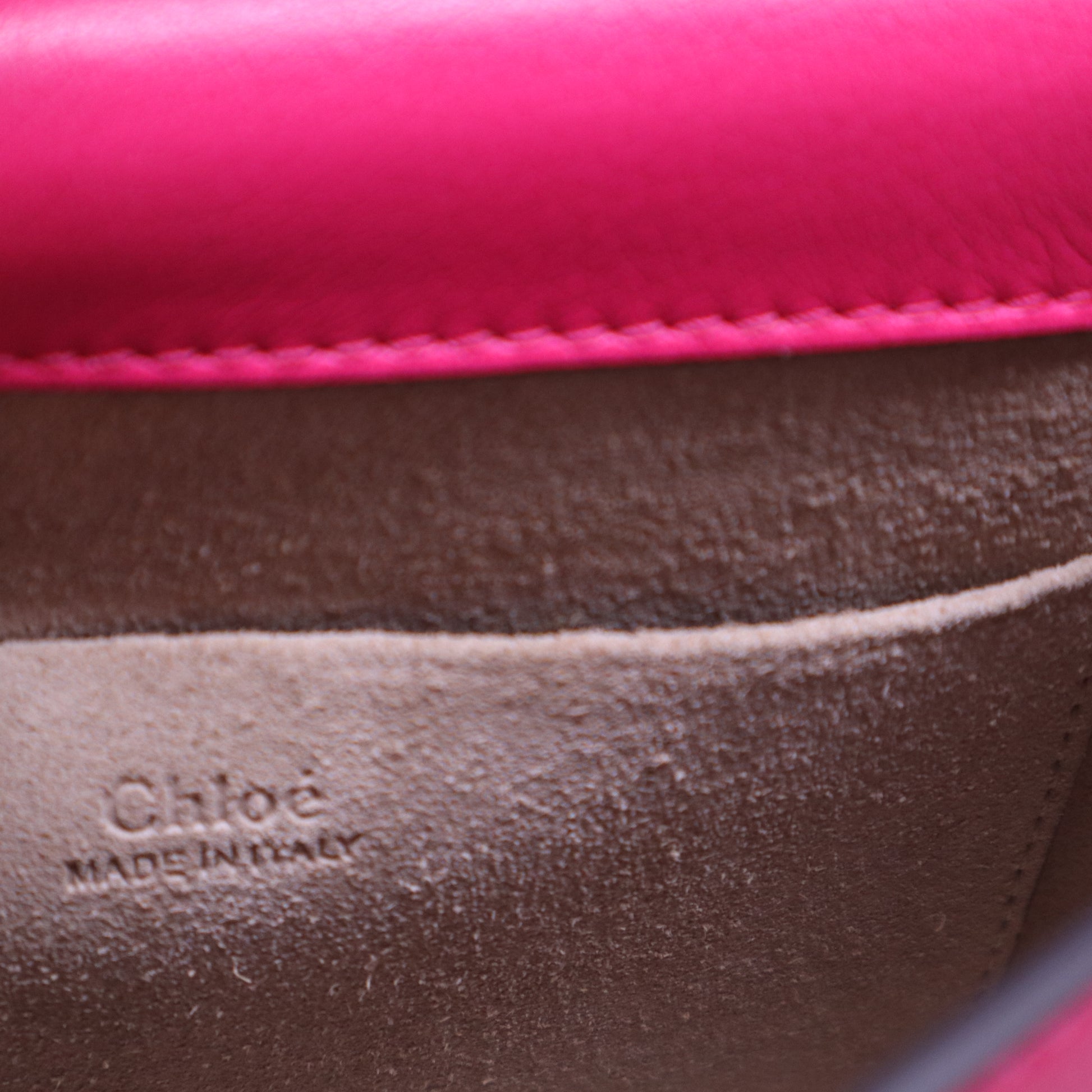 Calfskin Suede Medium Nile Bracelet Bag Biscotti B21118