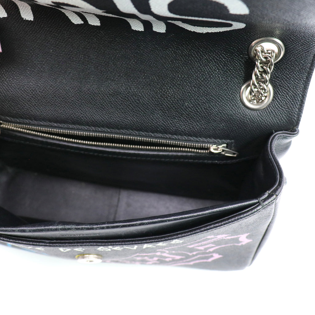 BB Round leather handbag for Gisel
