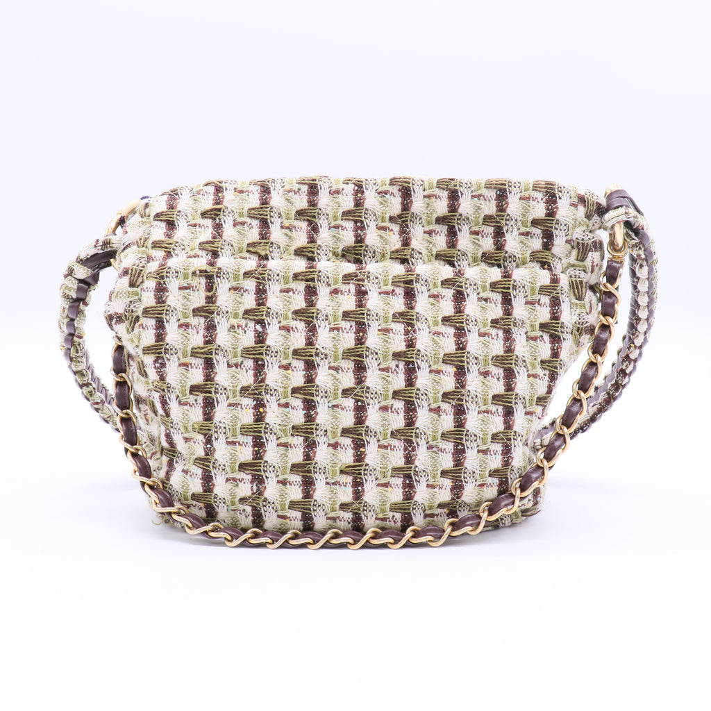 Tweed Hobo Bag Twins LDJ2837