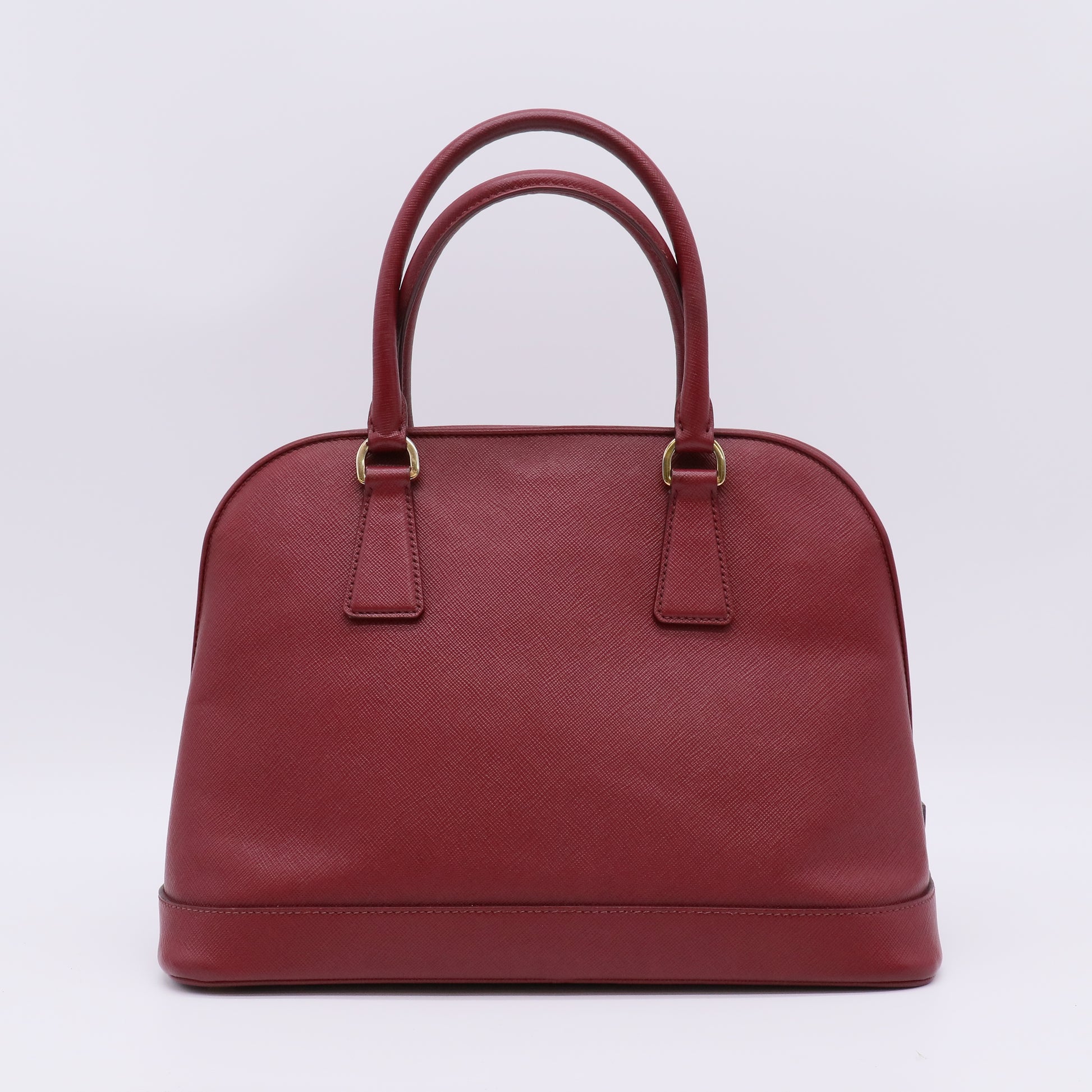 Prada Saffiano Lux Medium Open Promenade Dome Tote B22969