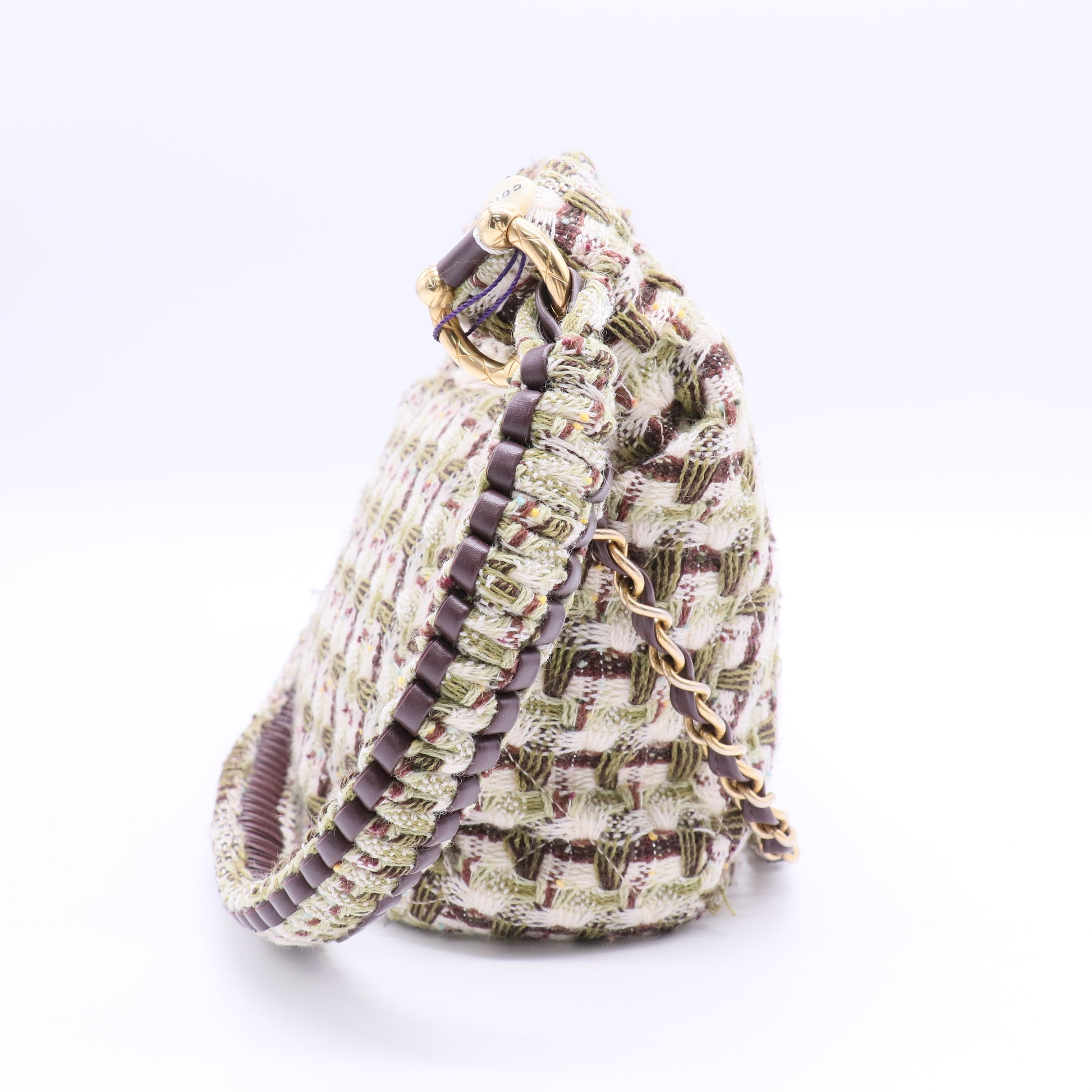 Tweed Hobo Bag Twins LDJ2837