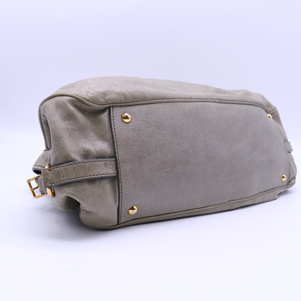 Miu Miu Astro Nappa Leather Charm Satchel Bag B21230