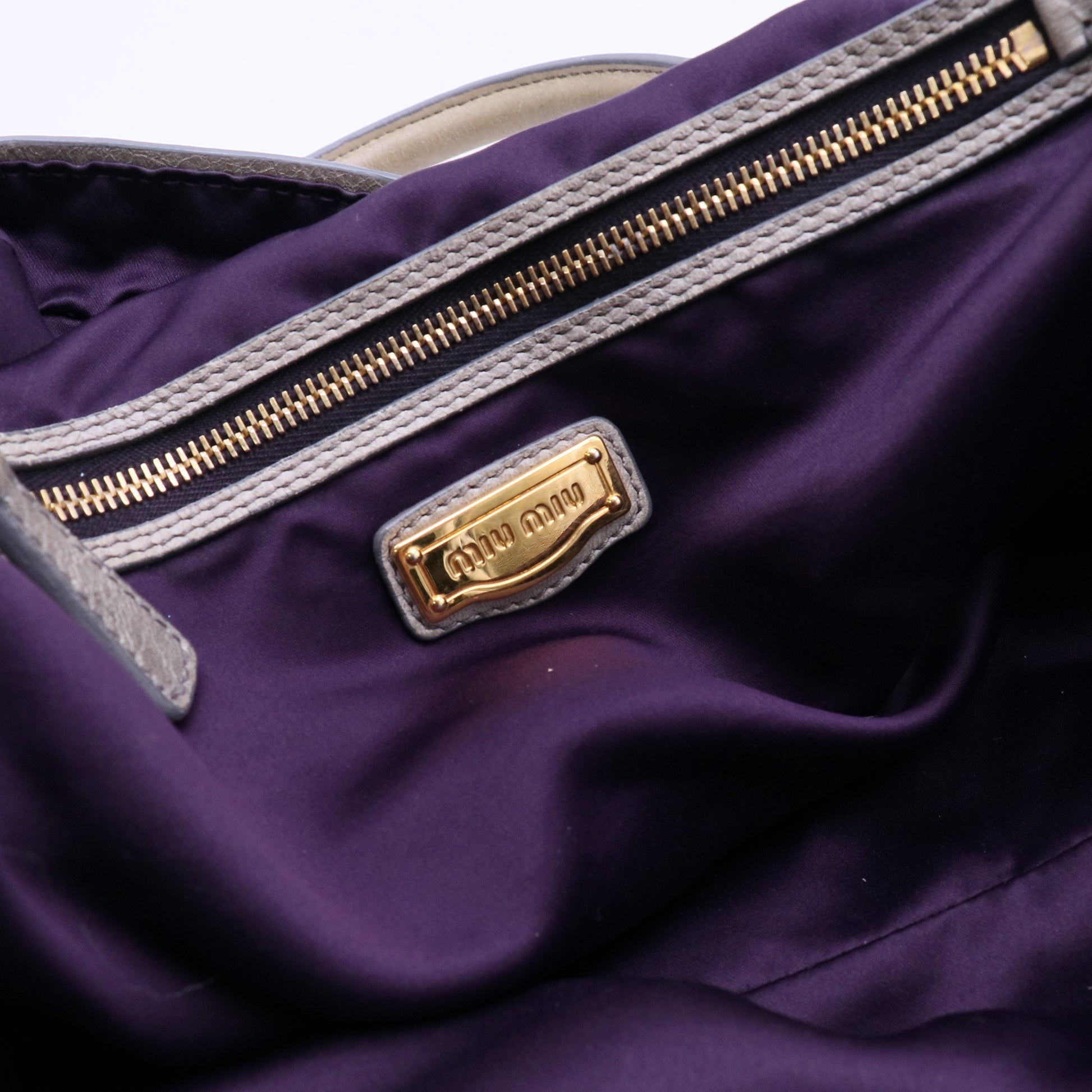 Miu Miu Astro Nappa Leather Charm Satchel Bag B21230