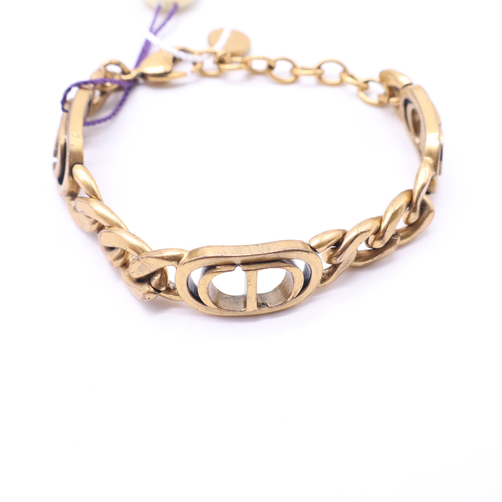 Dior 30 Montaigne Gold-Finish Metal Bracelet  twins LDZ987
