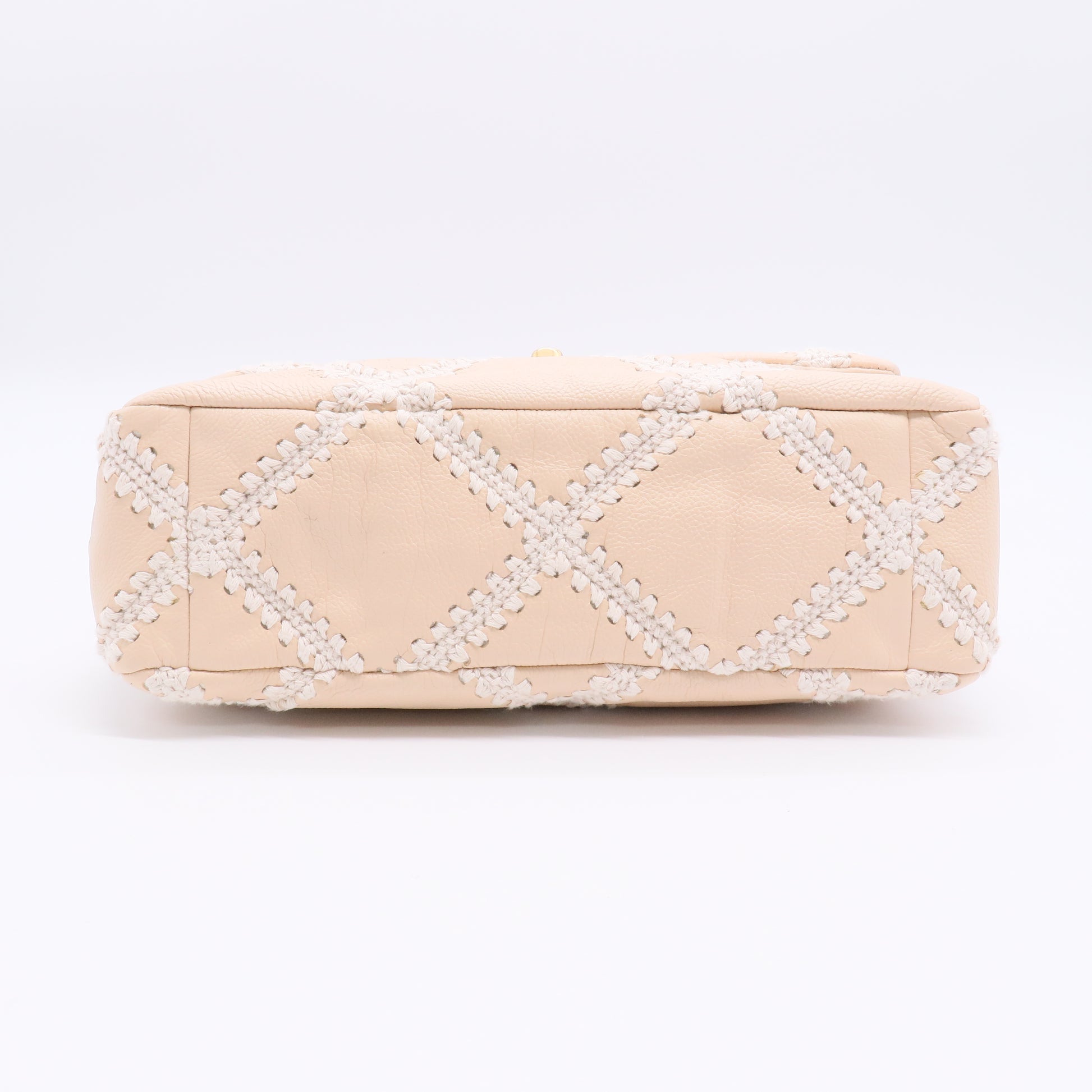 Chanel 2021 Large Crochet & Calfskin 19 Flap Bag twins