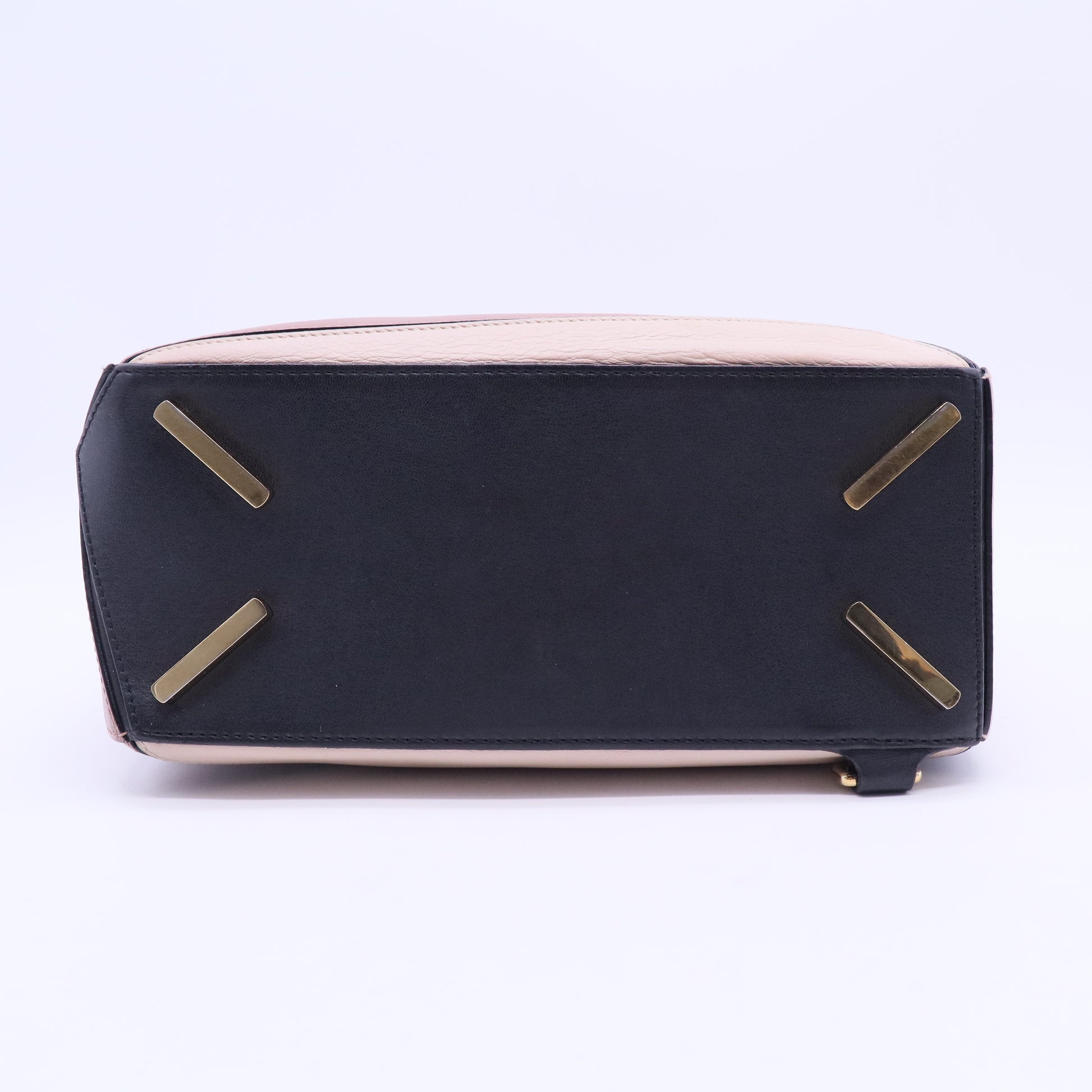 Calfskin Small Puzzle Bag Sand Hazelnut Ash B12390