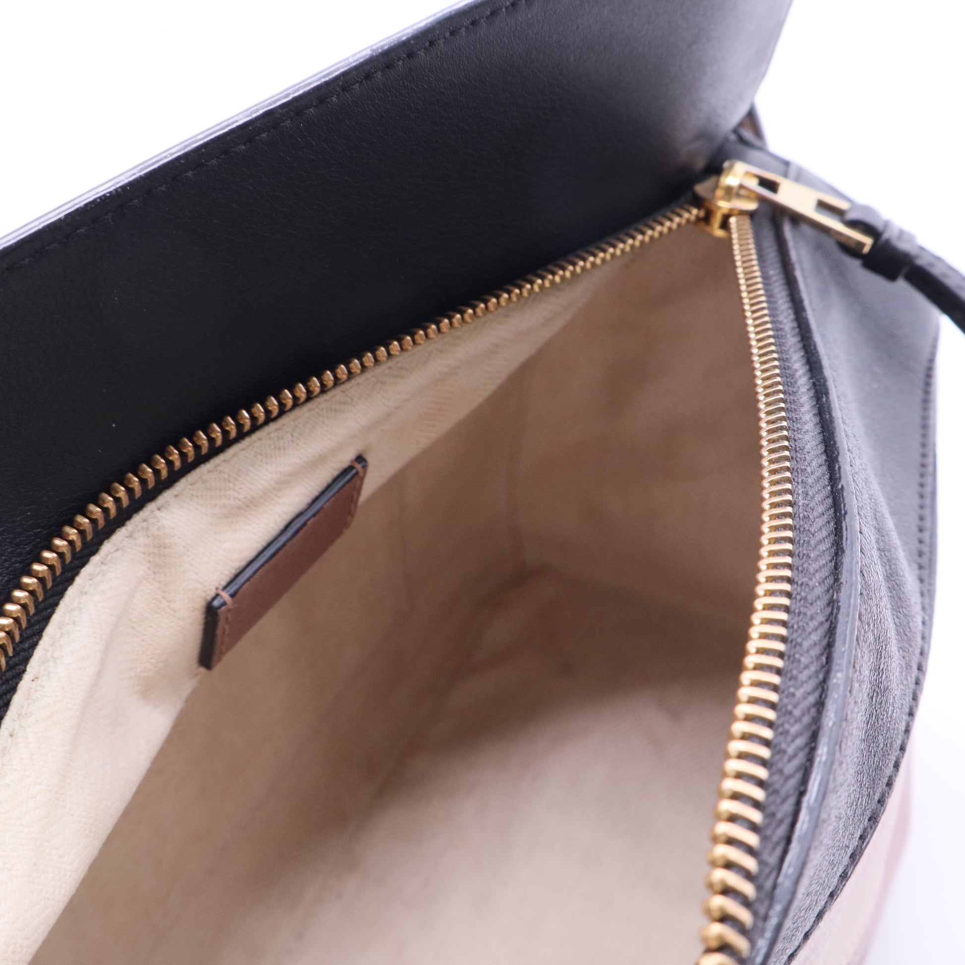 Calfskin Small Puzzle Bag Sand Hazelnut Ash B12390