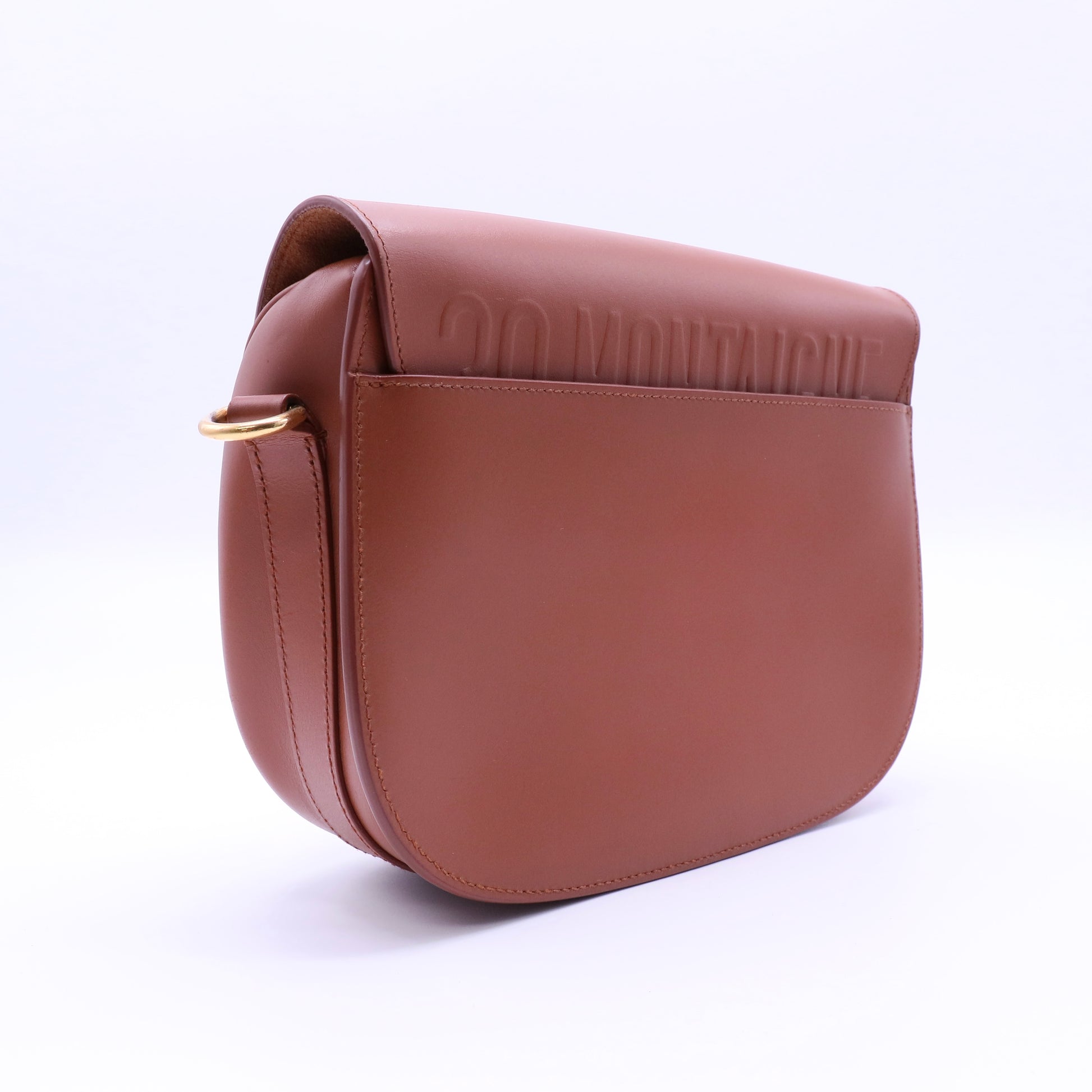 Dior Brown Leather Medium Bobby Shoulder Bag twins B21942