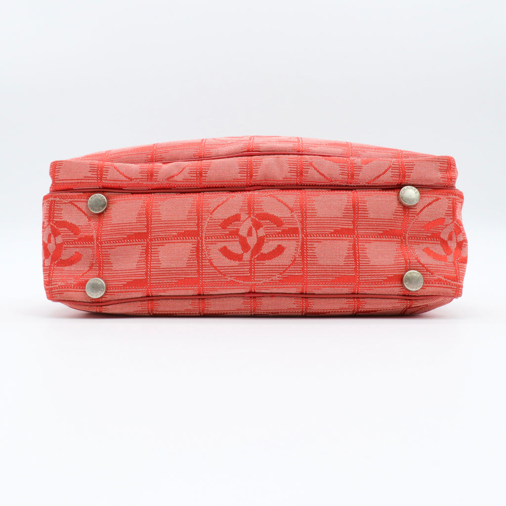 Nylon Small Travel Tote Red twins