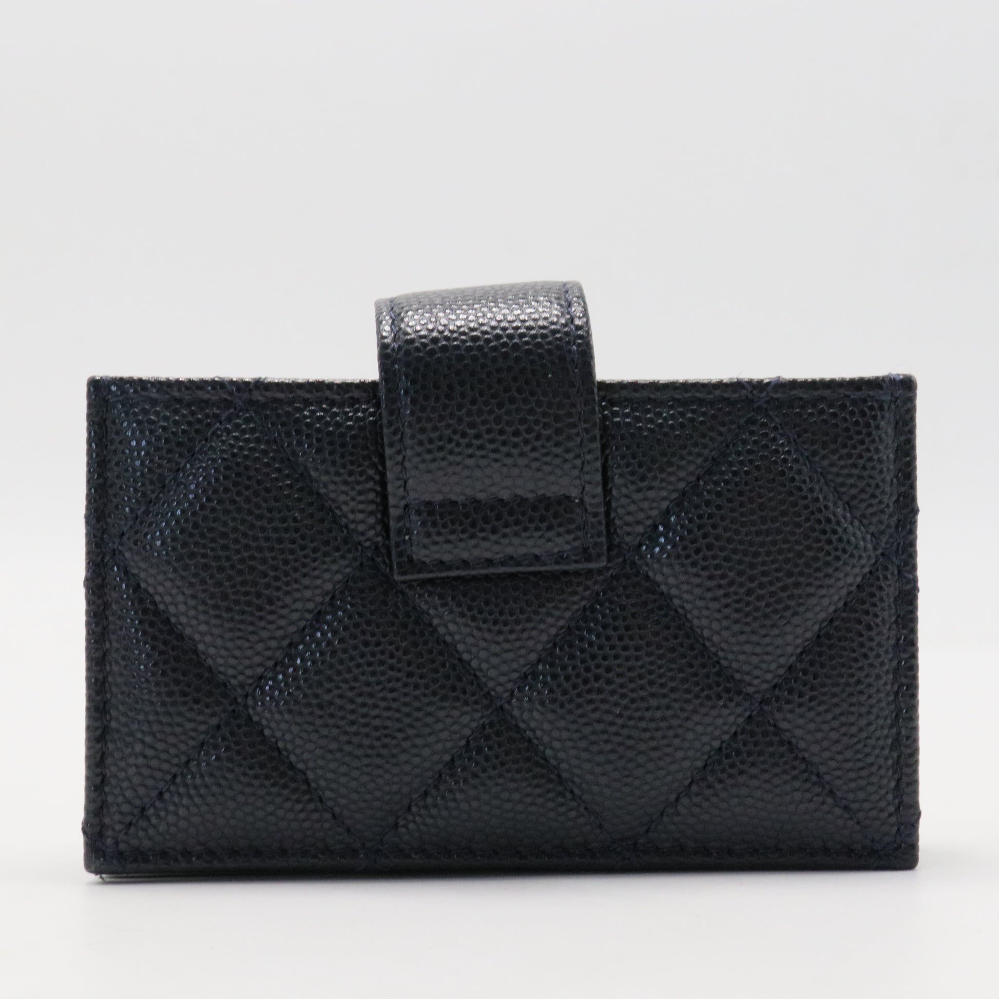Black Lambskin Card Holder