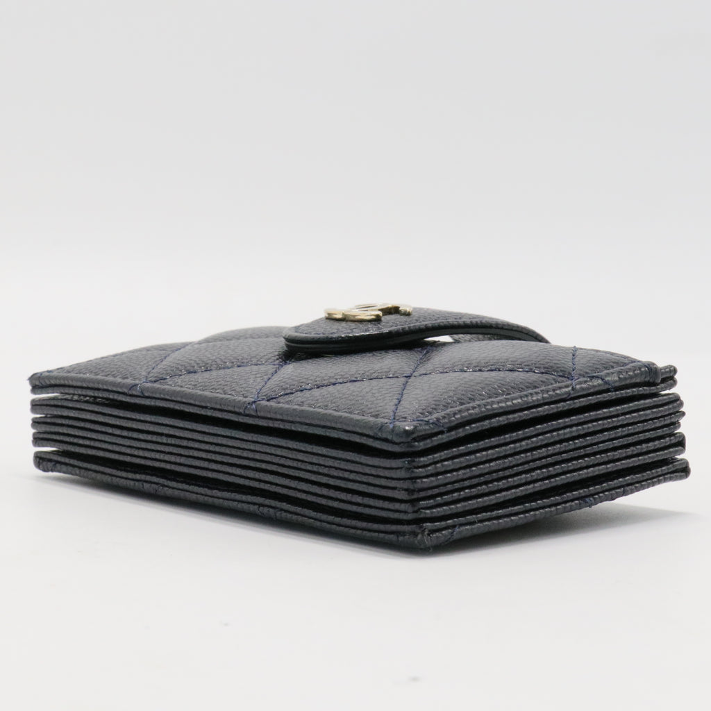 Black Lambskin Card Holder