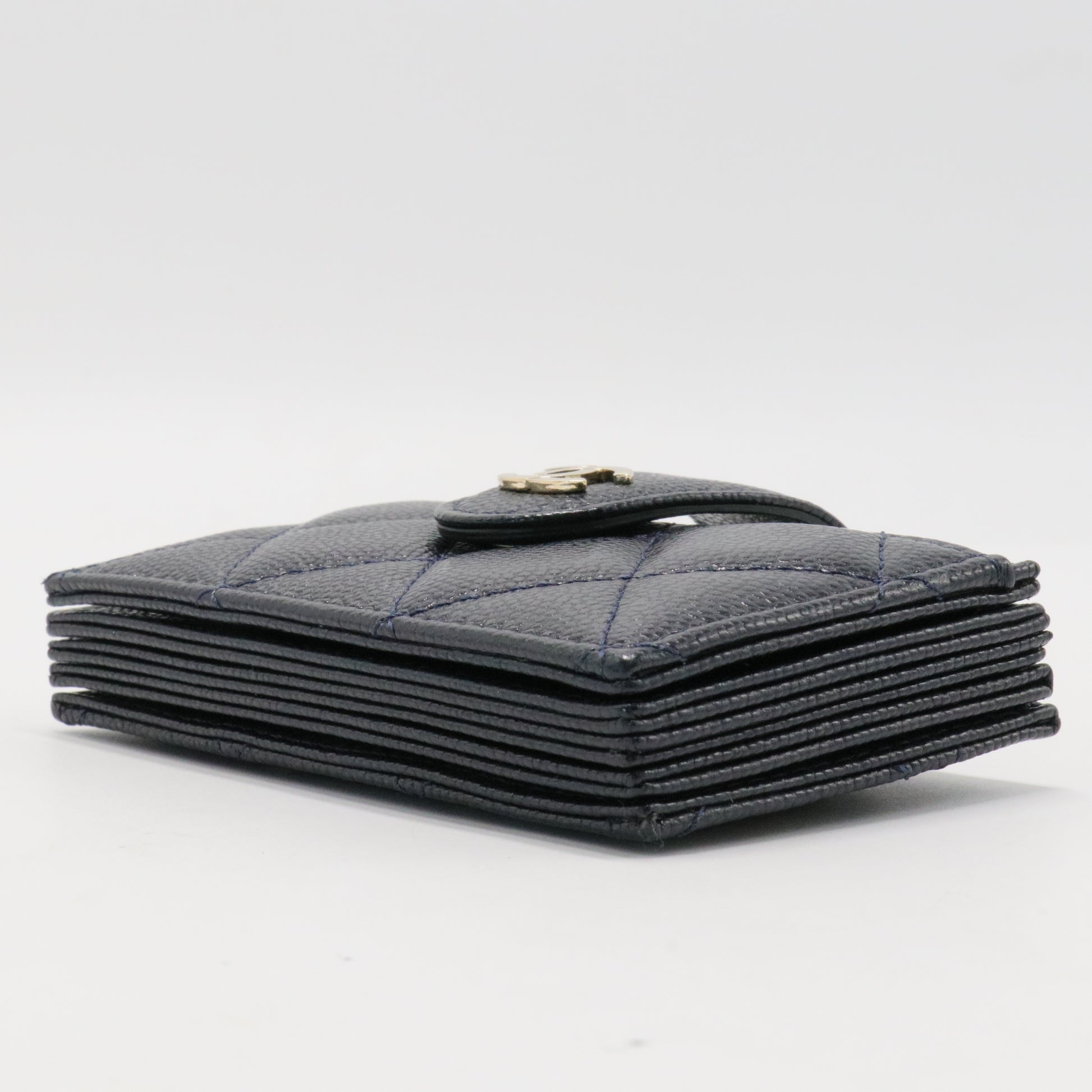 Black Lambskin Card Holder