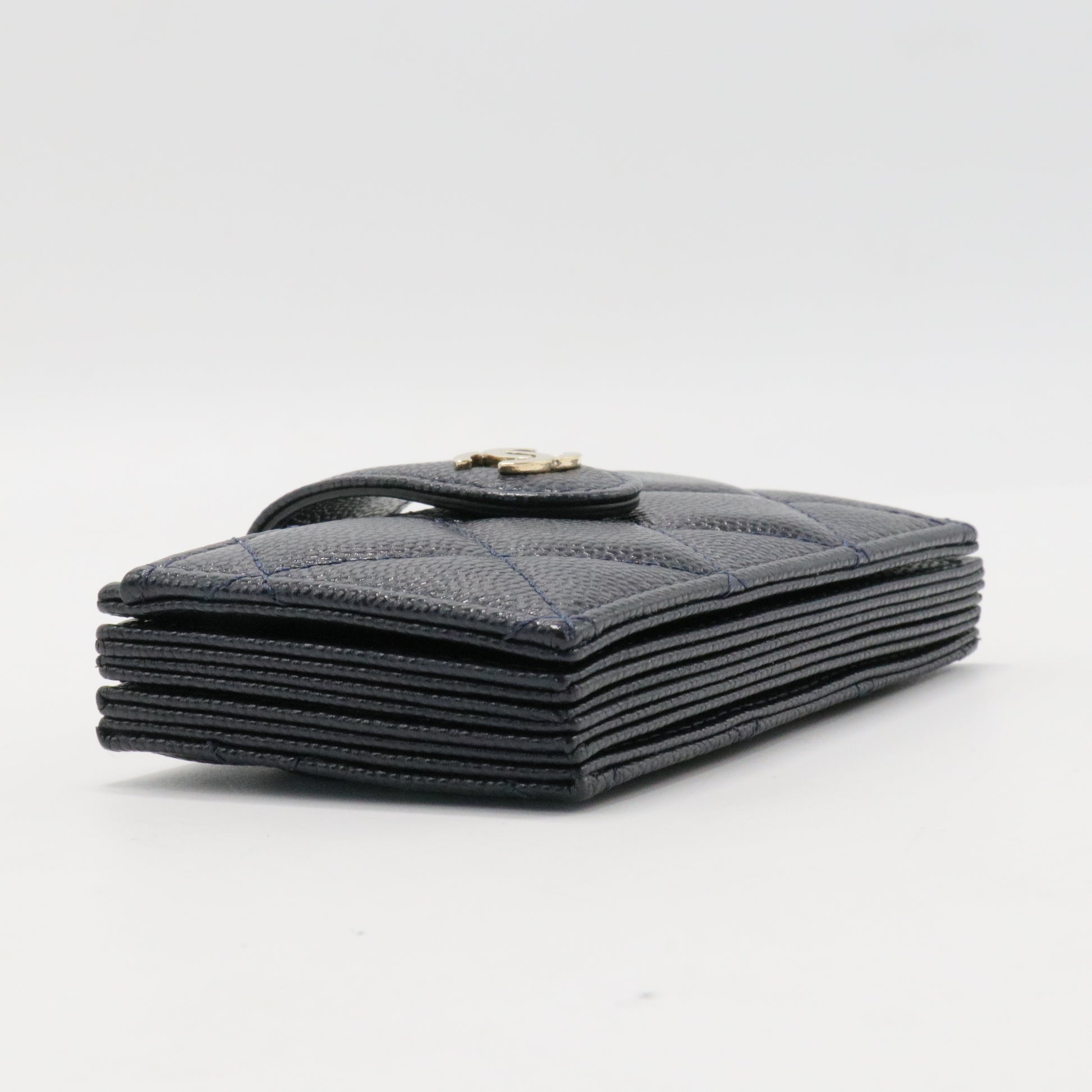 Black Lambskin Card Holder