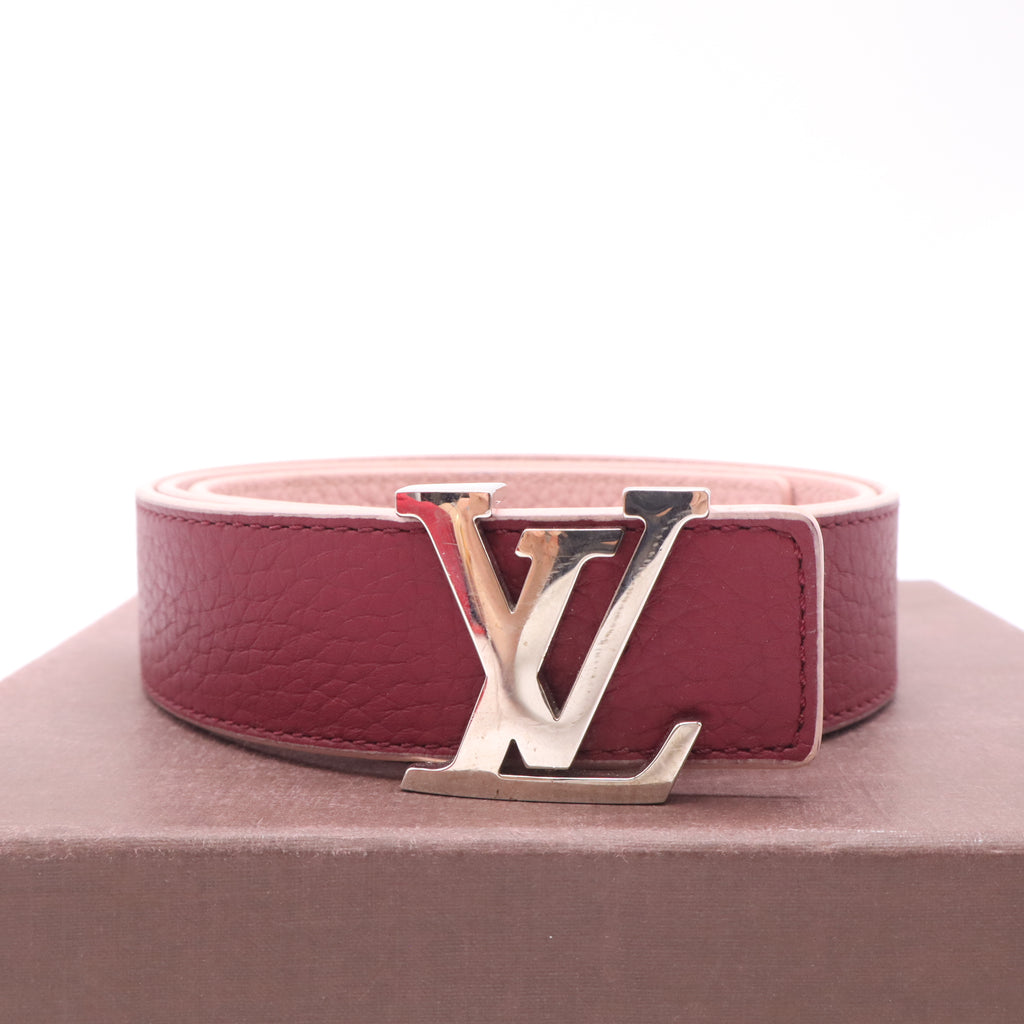 Louis Vuitton Taurillon Calfskin LV Initiales Belt Twins W22625