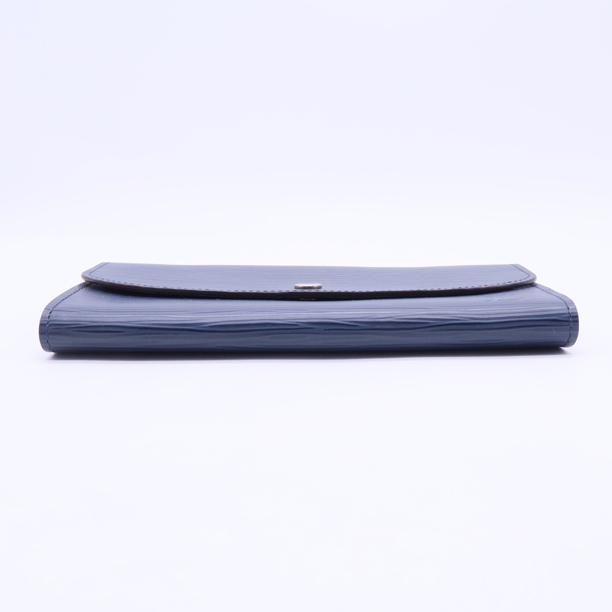 Blue Marine Epi Leather Sarah Wallet W20252