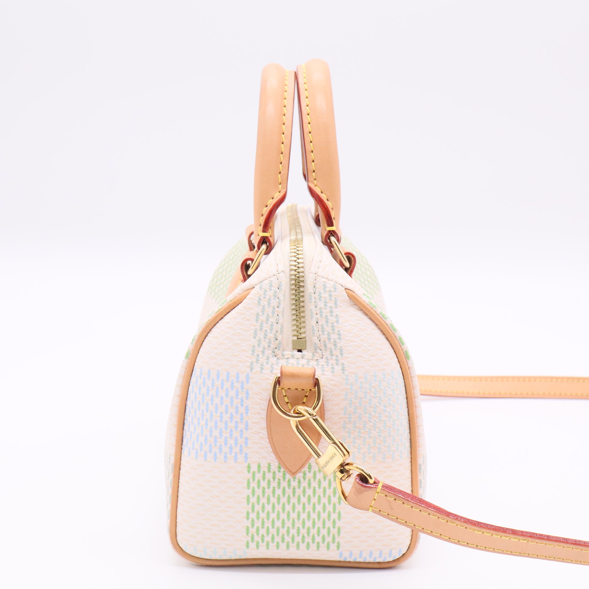 Damier Giant Speedy Bandouliere 20 Pistachio