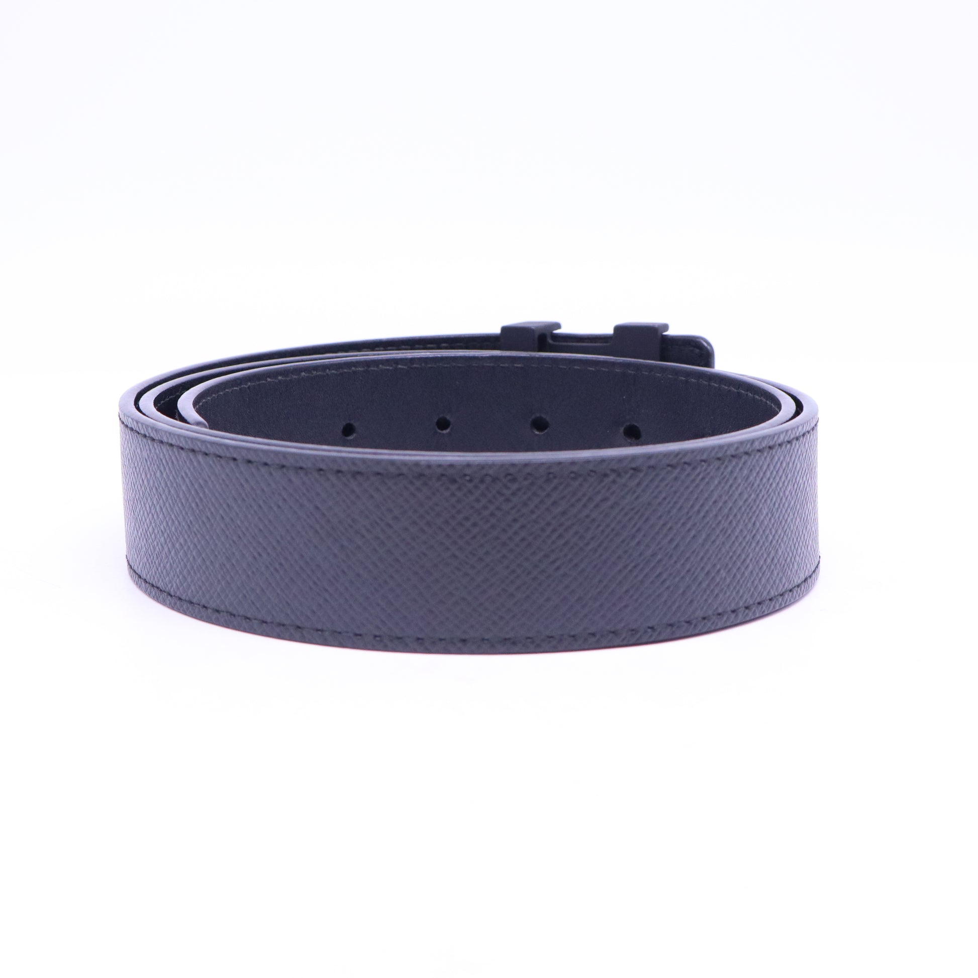 Taiga 35mm LV Initiales Belt Black W20723