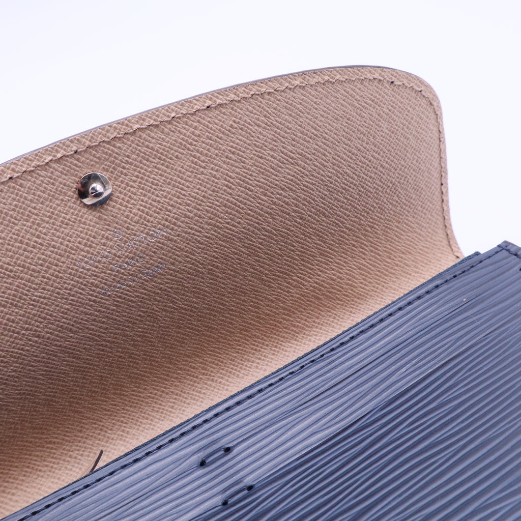 Blue Marine Epi Leather Sarah Wallet W20252