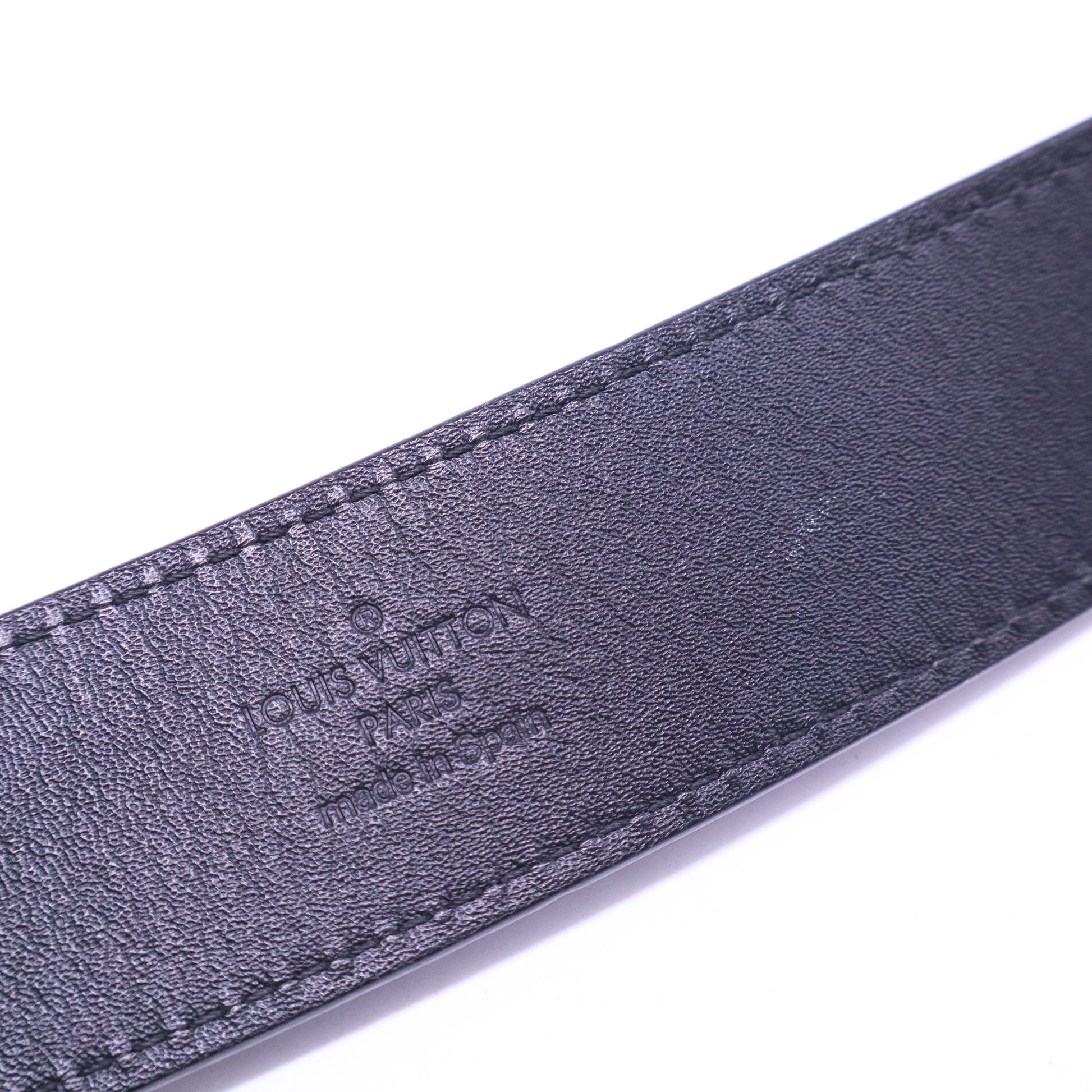 Taiga 35mm LV Initiales Belt Black W20723