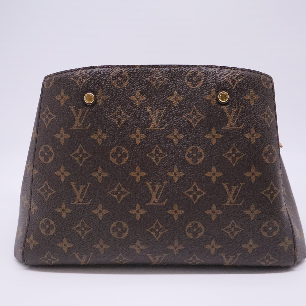 Montaigne Handbag Monogram Canvas MM