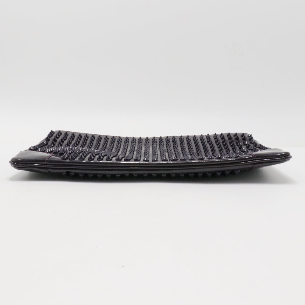 Loubiposh Clutch Spiked Patent