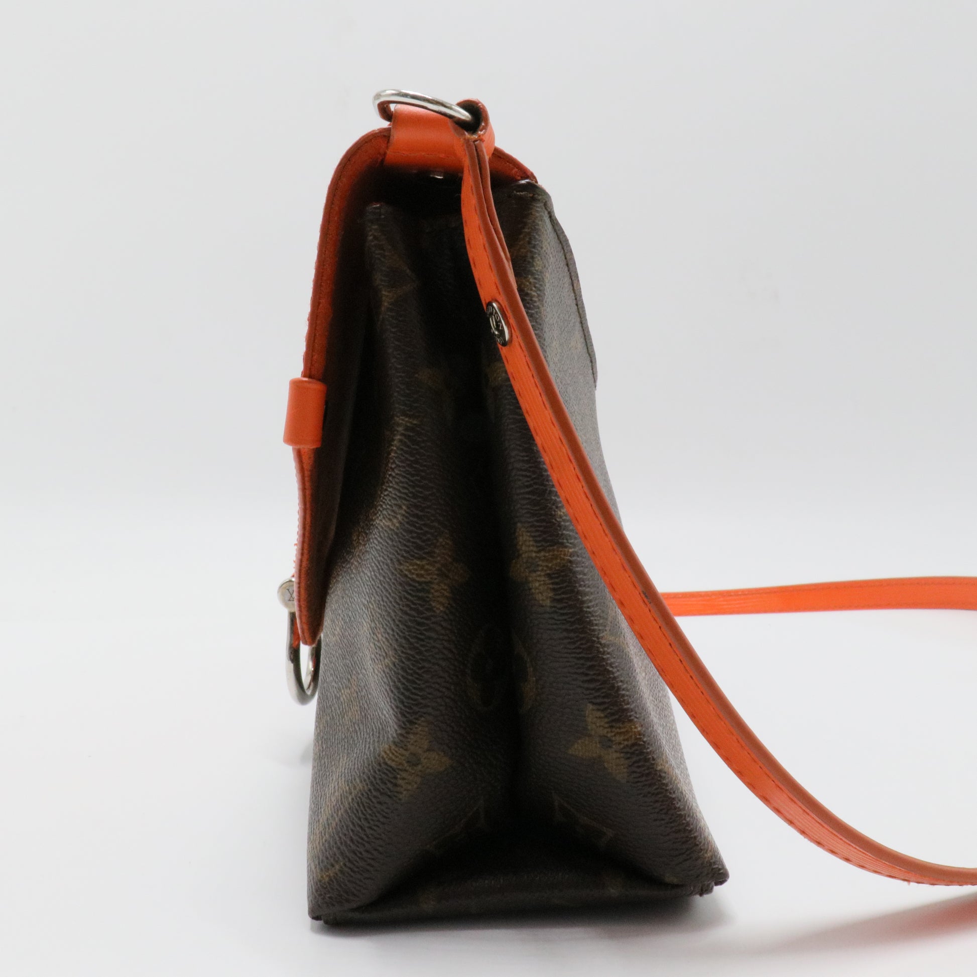 Saint Michel Handbag Monogram Canvas and Epi Leather